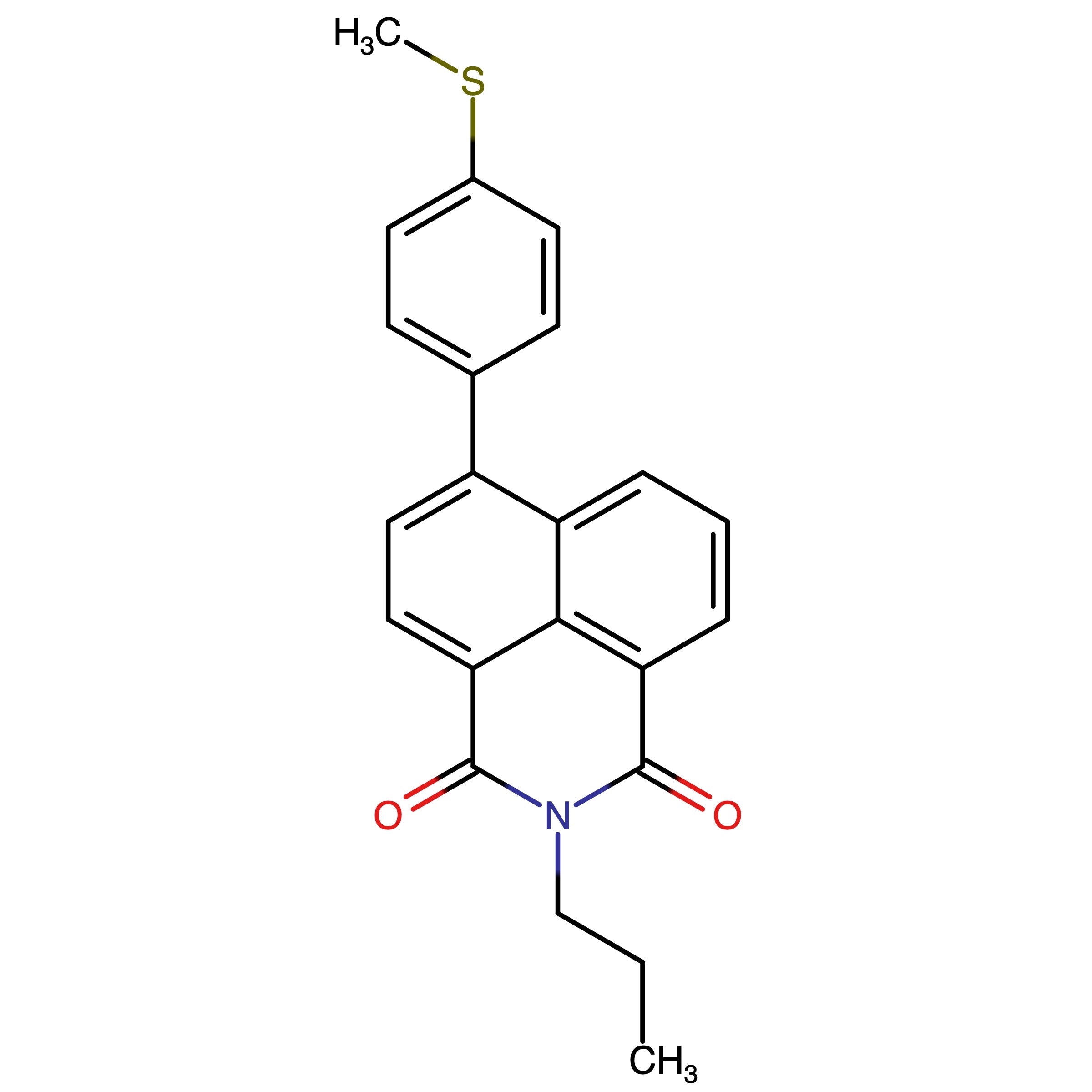CAS RN 3053514-31-8 | 6-[(4-thiomethoxy)phenyl]-2-propyl-1H-benzo[de]isoquinoline-1,3(2H)-dione