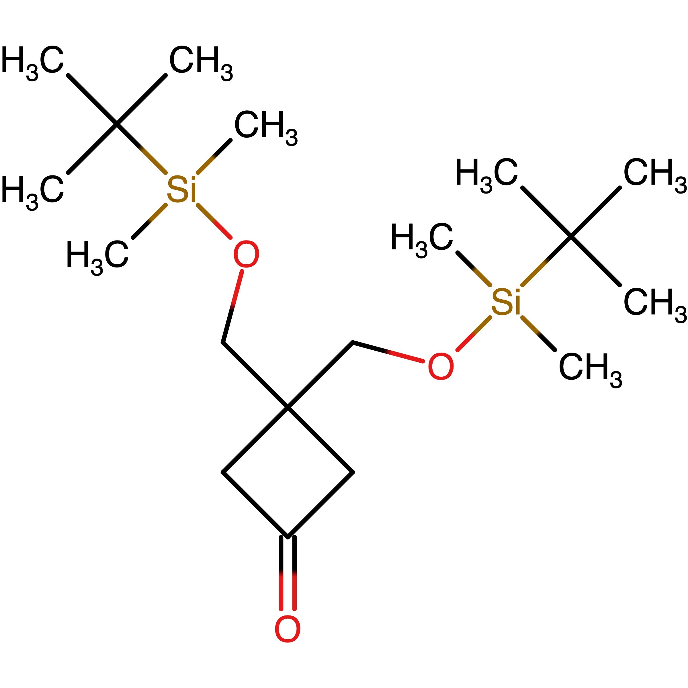 CAS RN 305819-15-2 | 3,3-Bis(((tert-butyldimethylsilyl)oxy)methyl)cyclobutan-1-one | MFCD31705946