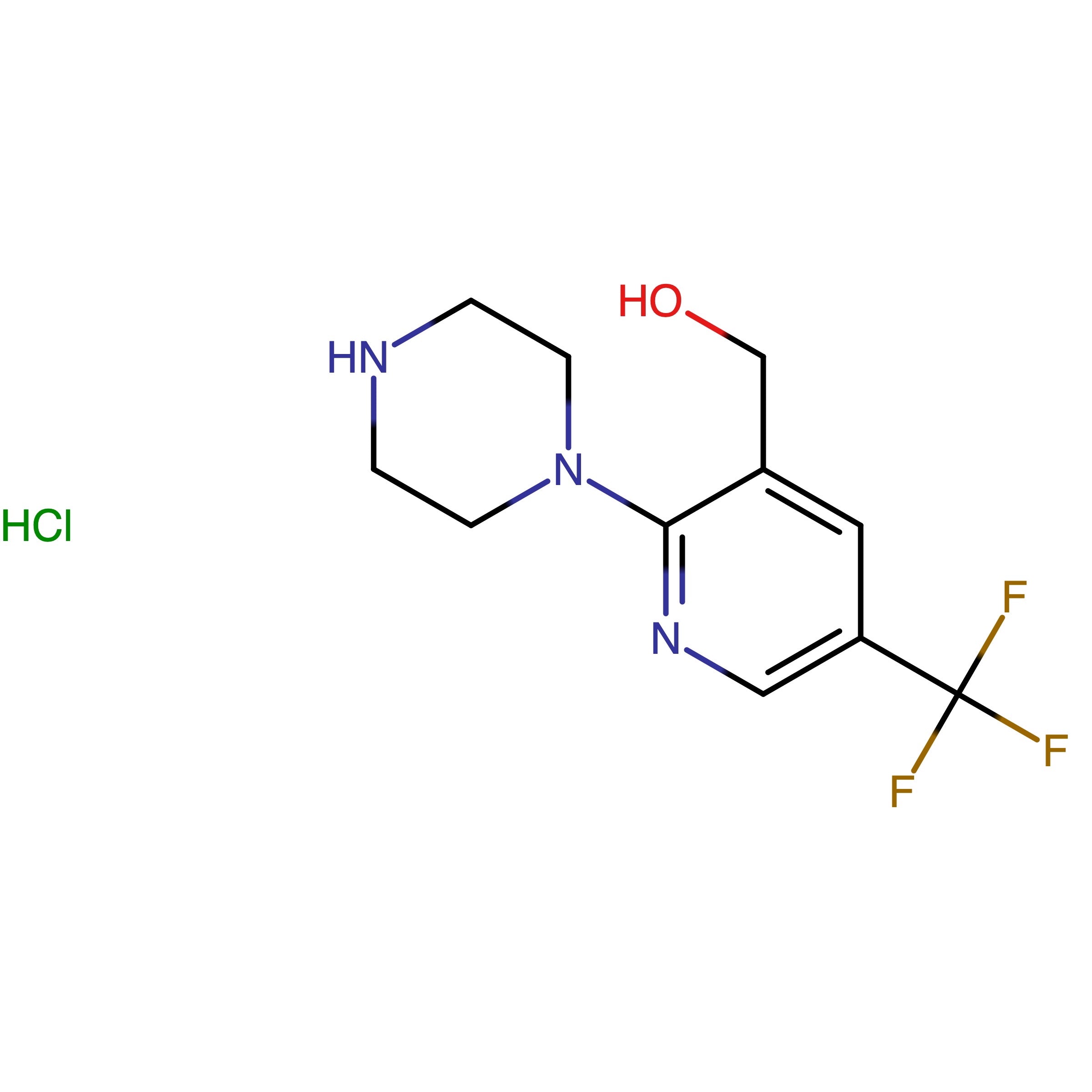 CAS RN 3059064-33-1 | [2-Piperazin-1-yl-5-(trifluoromethyl)-3-pyridyl]methanol hydrochloride