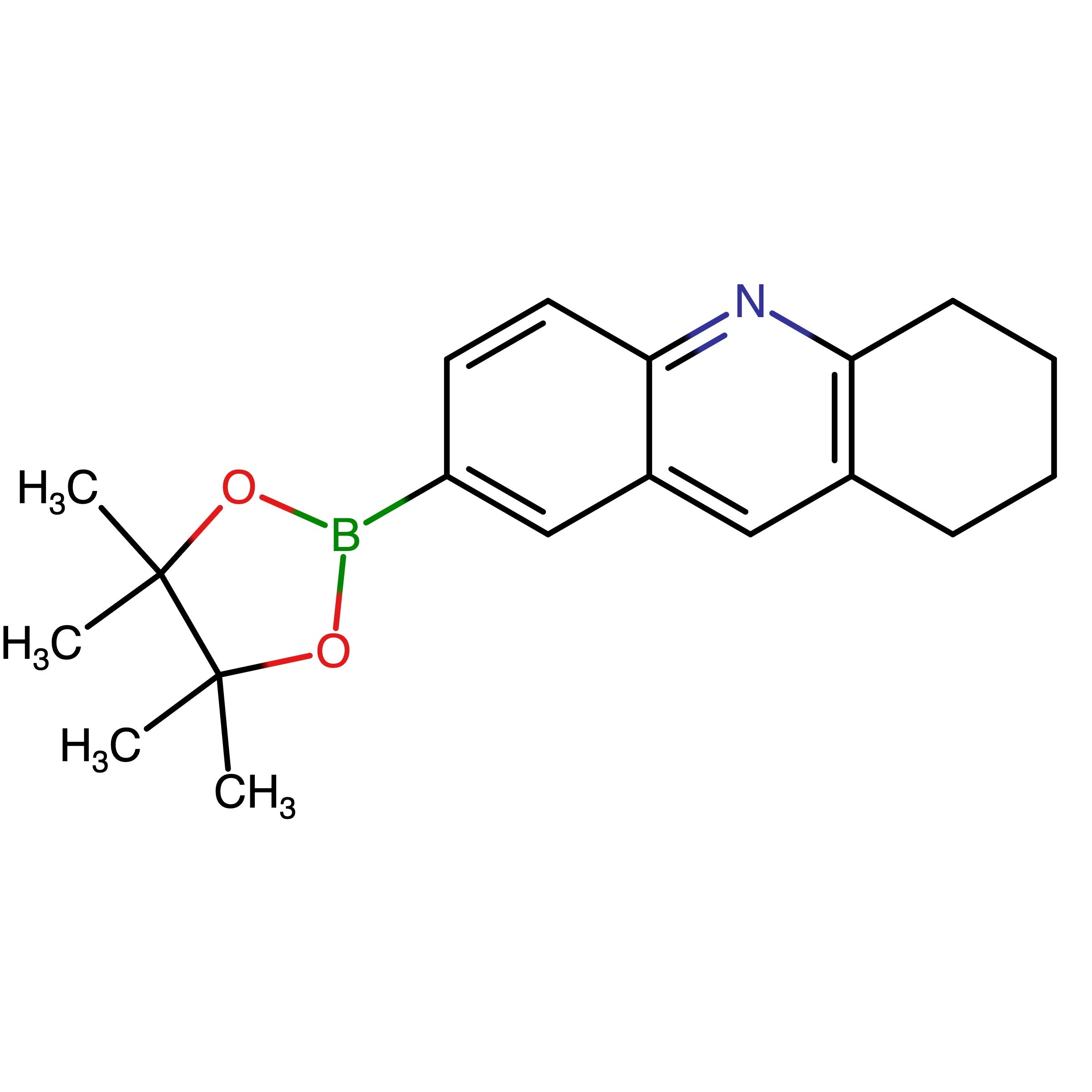 CAS RN 3067232-69-0 | 7-(4,4,5,5-Tetramethyl-1,3,2-dioxaborolan-2-yl)-1,2,3,4-tetrahydroacridine