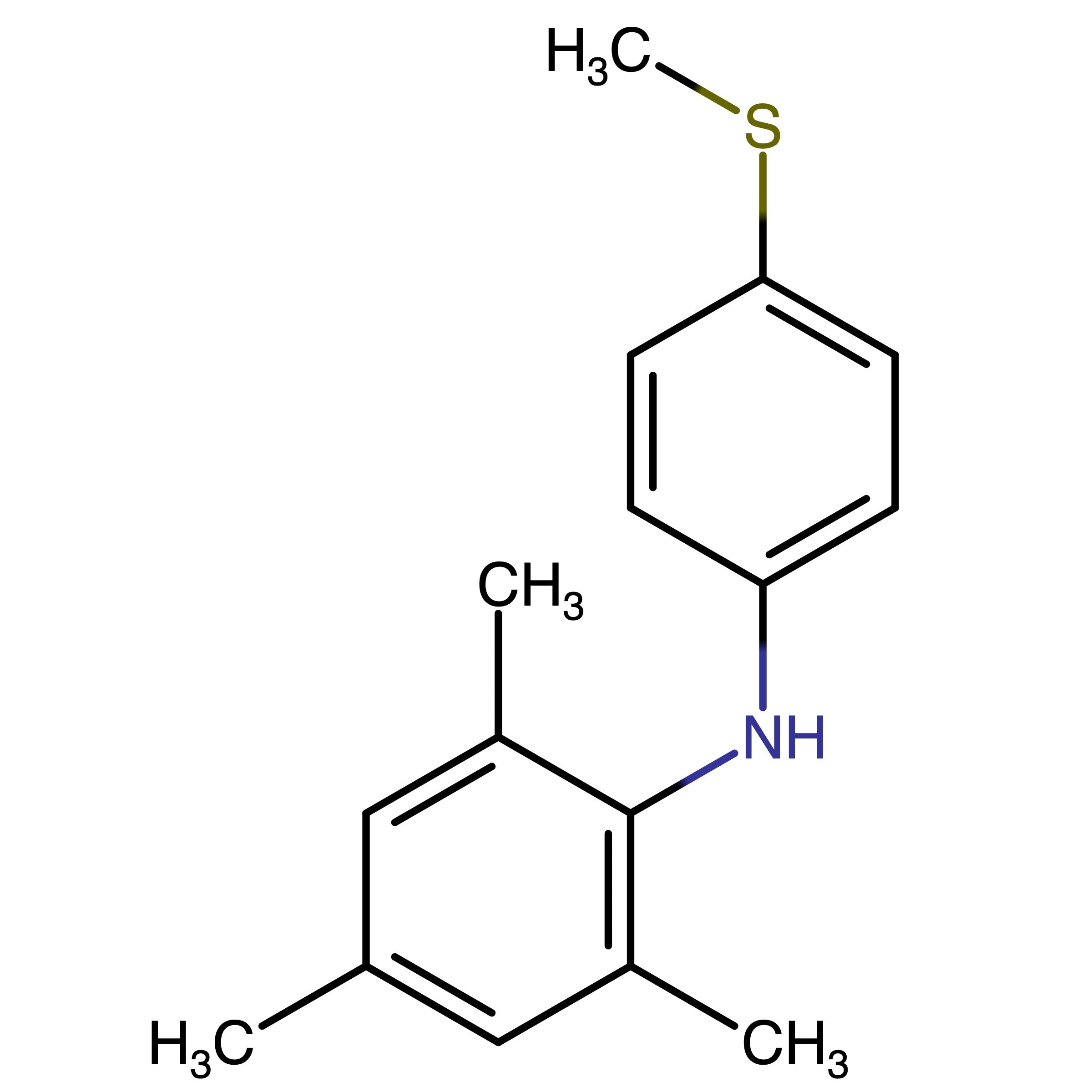 CAS RN 3074103-18-4 | 2,4,6-Trimethyl-N-(4-(methylthio)phenyl)aniline