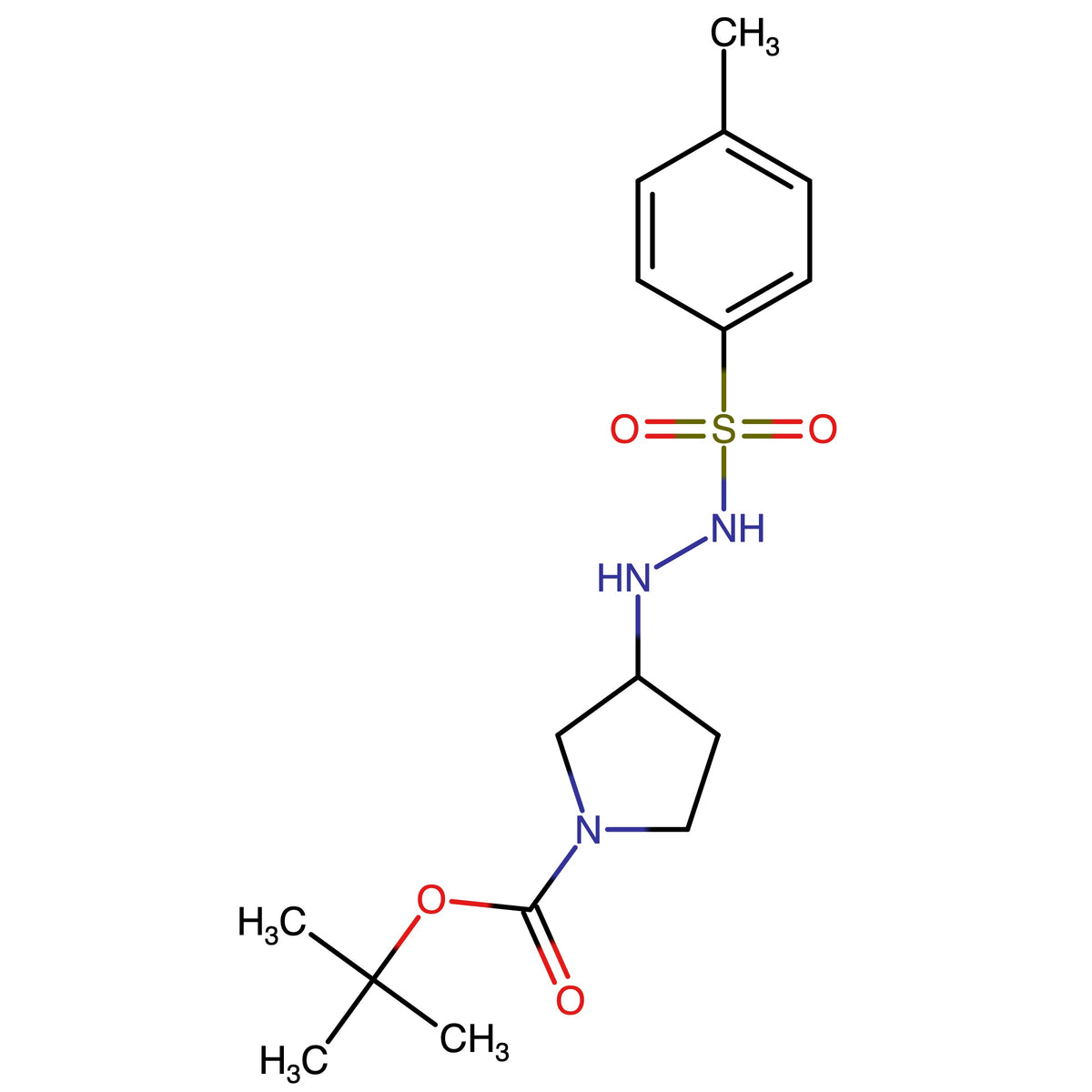 CAS RN 3082507-73-8 | tert-Butyl 3-[2-(4-methylphenyl)sulfonylhydrazinyl]pyrrolidine-1-carboxylate
