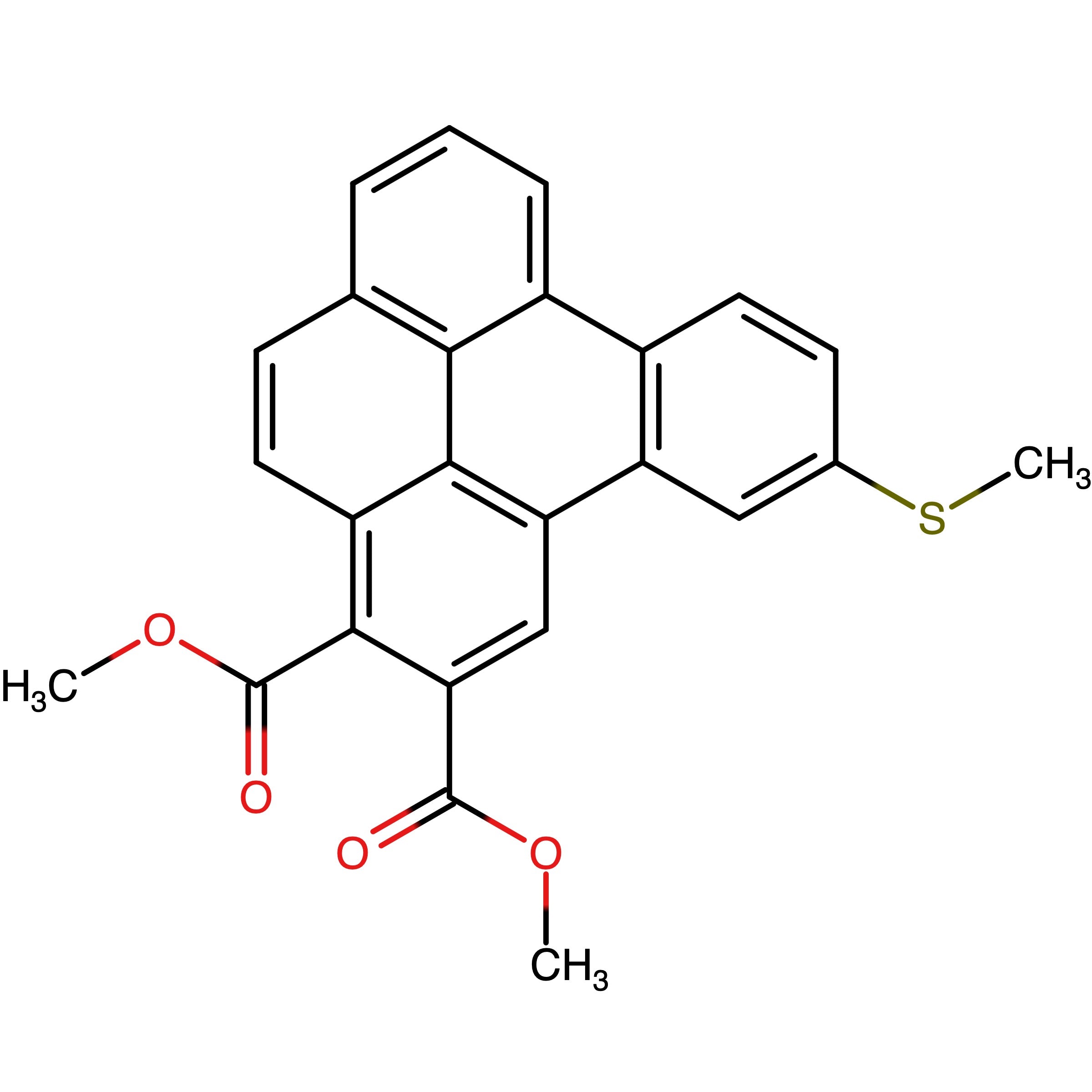 CAS RN 3107970-89-5 | Dimethyl 11_(methylthio)benzo[e]pyrene_2,3_dicarboxylate