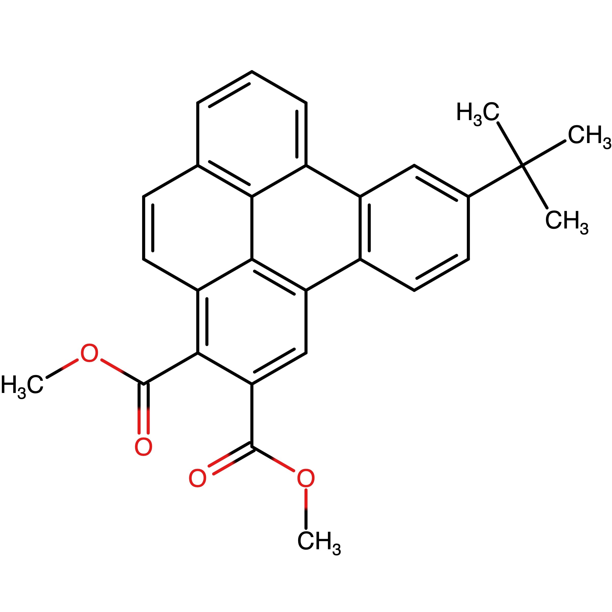 CAS RN 3107970-94-2 | Dimethyl 10_(tert_butyl)benzo[e]pyrene_2,3_dicarboxylate