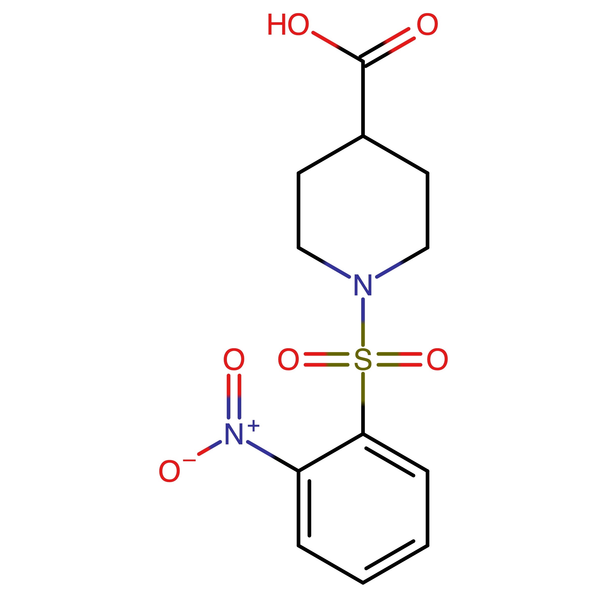 CAS RN 321970-59-6 | 1-(2-Nitrophenyl)sulfonylpiperidine-4-carboxylic acid | MFCD00725417