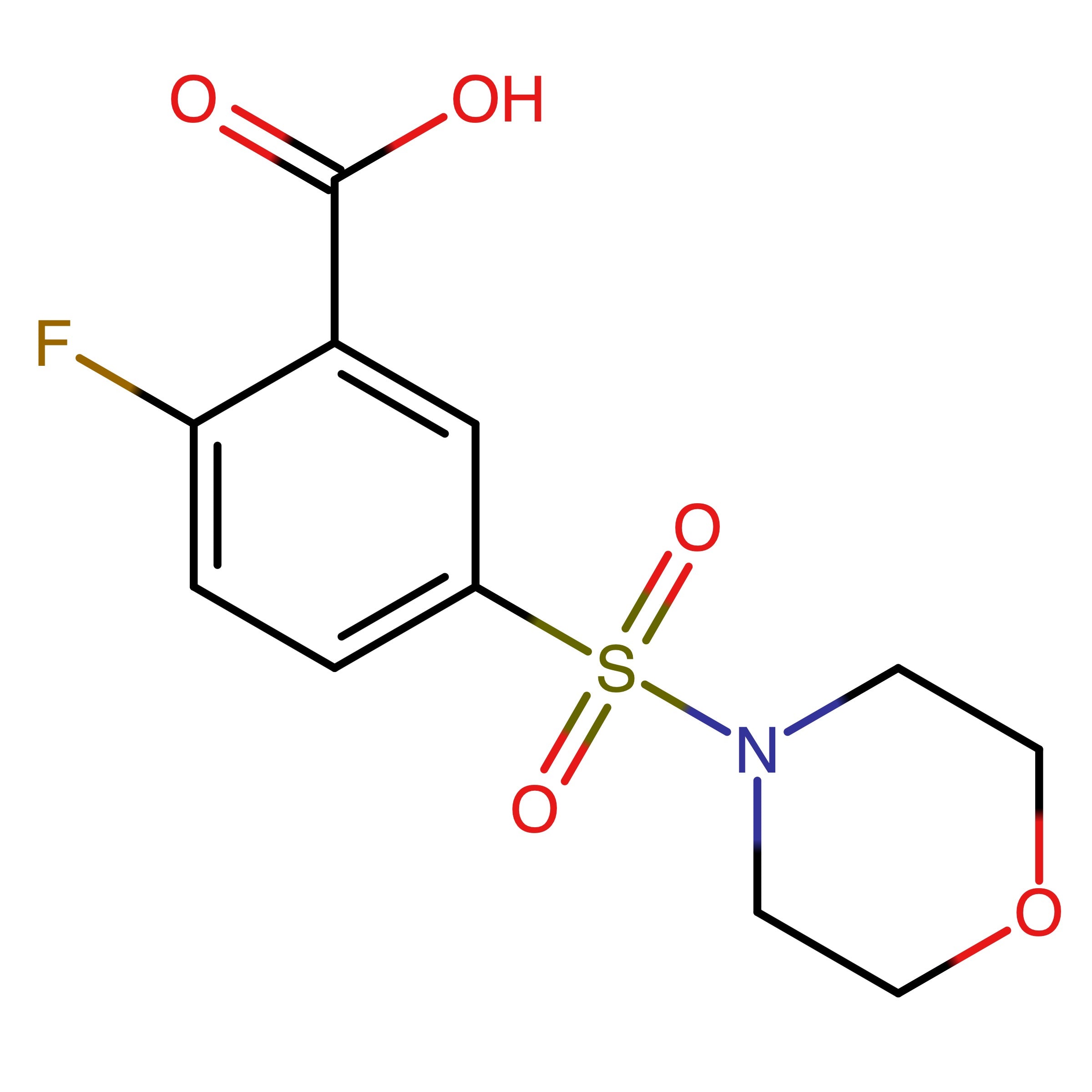 CAS RN 326609-39-6 | 2-Fluoro-5-(morpholinosulfonyl)benzoic acid | MFCD02699875