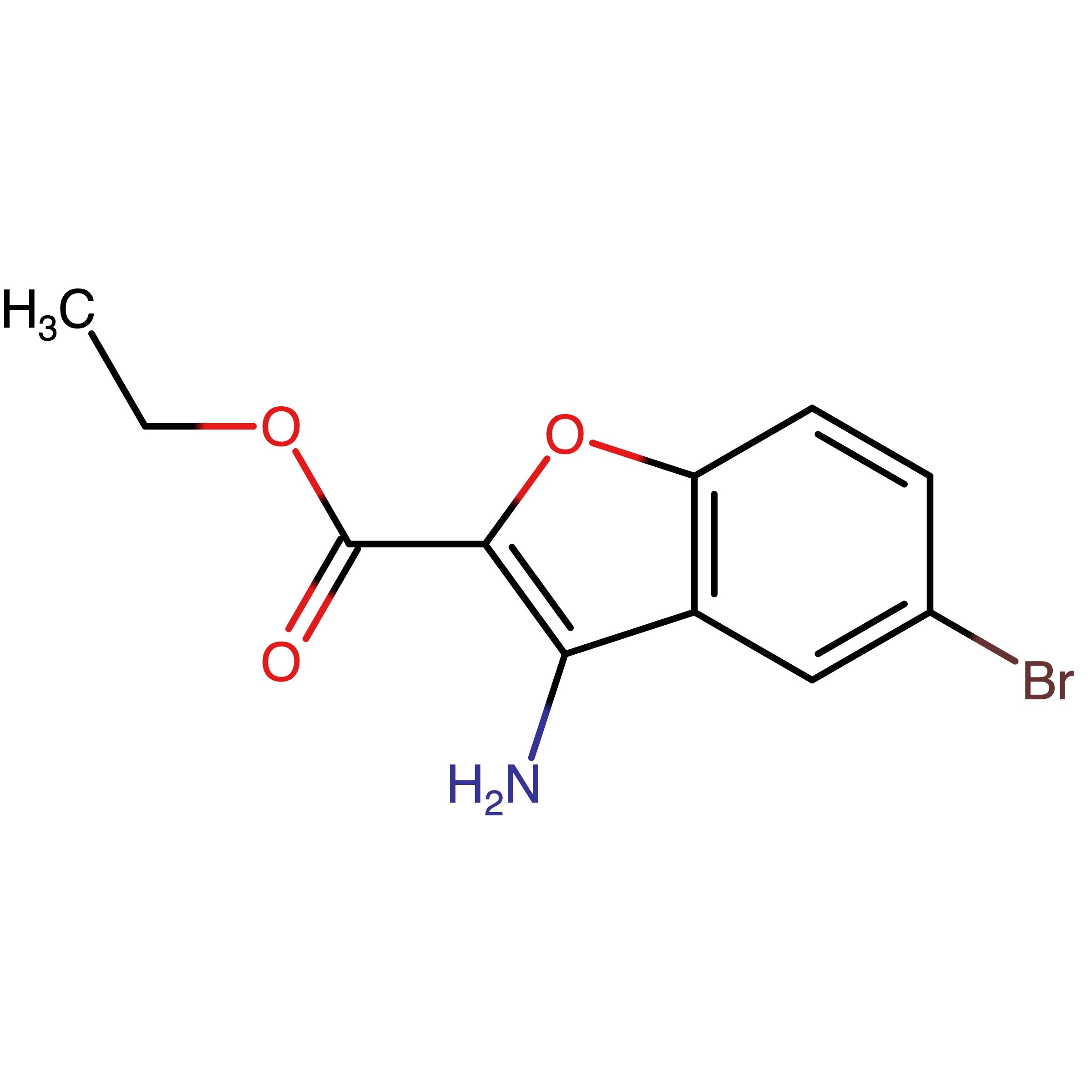 CAS RN 330555-71-0 | Ethyl 3-amino-5-bromo-1-benzofuran-2-carboxylate | MFCD00454292