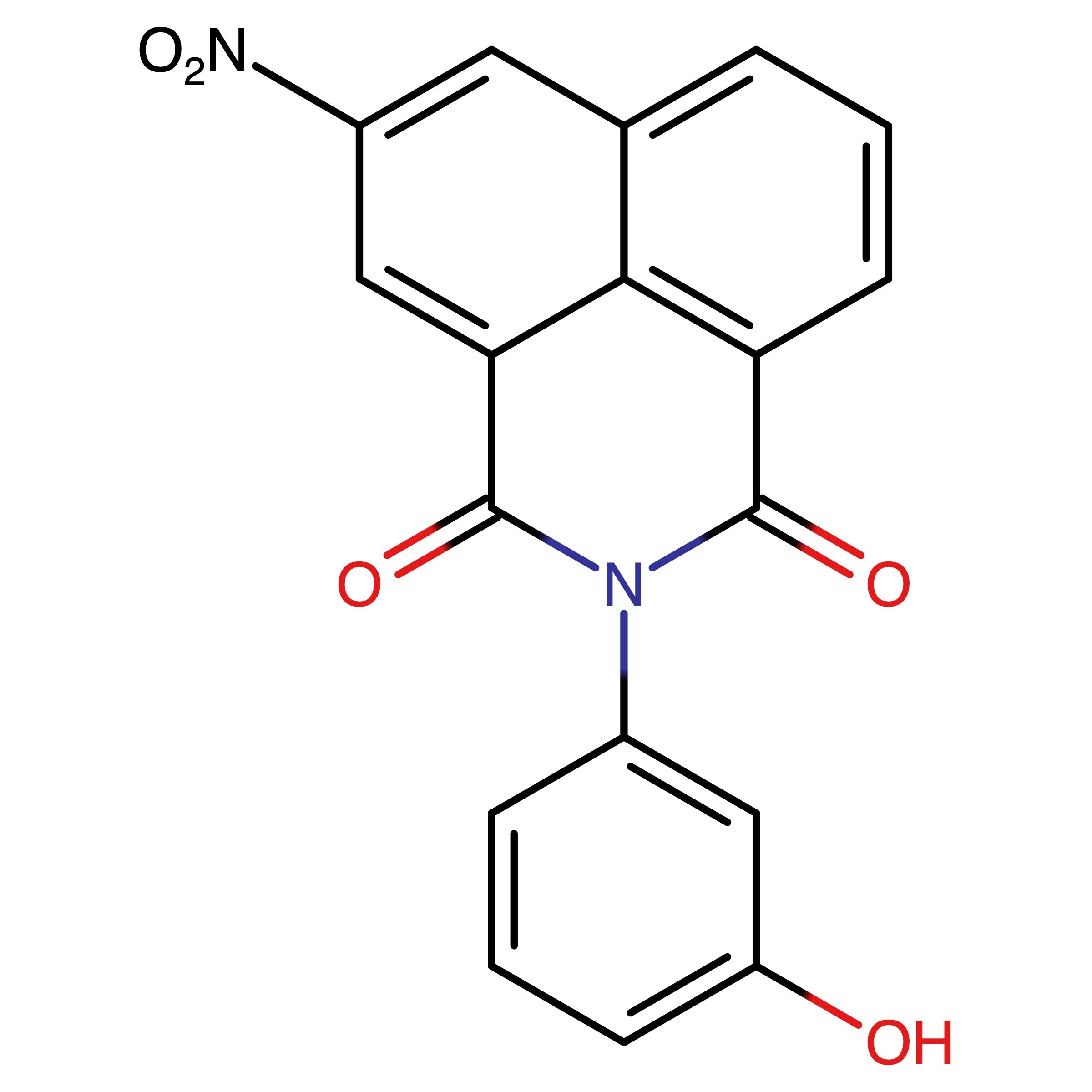 CAS RN 330997-37-0 | 2-(3-Hydroxyphenyl)-5-nitro-1H-benzo[de]isoquinoline-1,3(2H)-dione