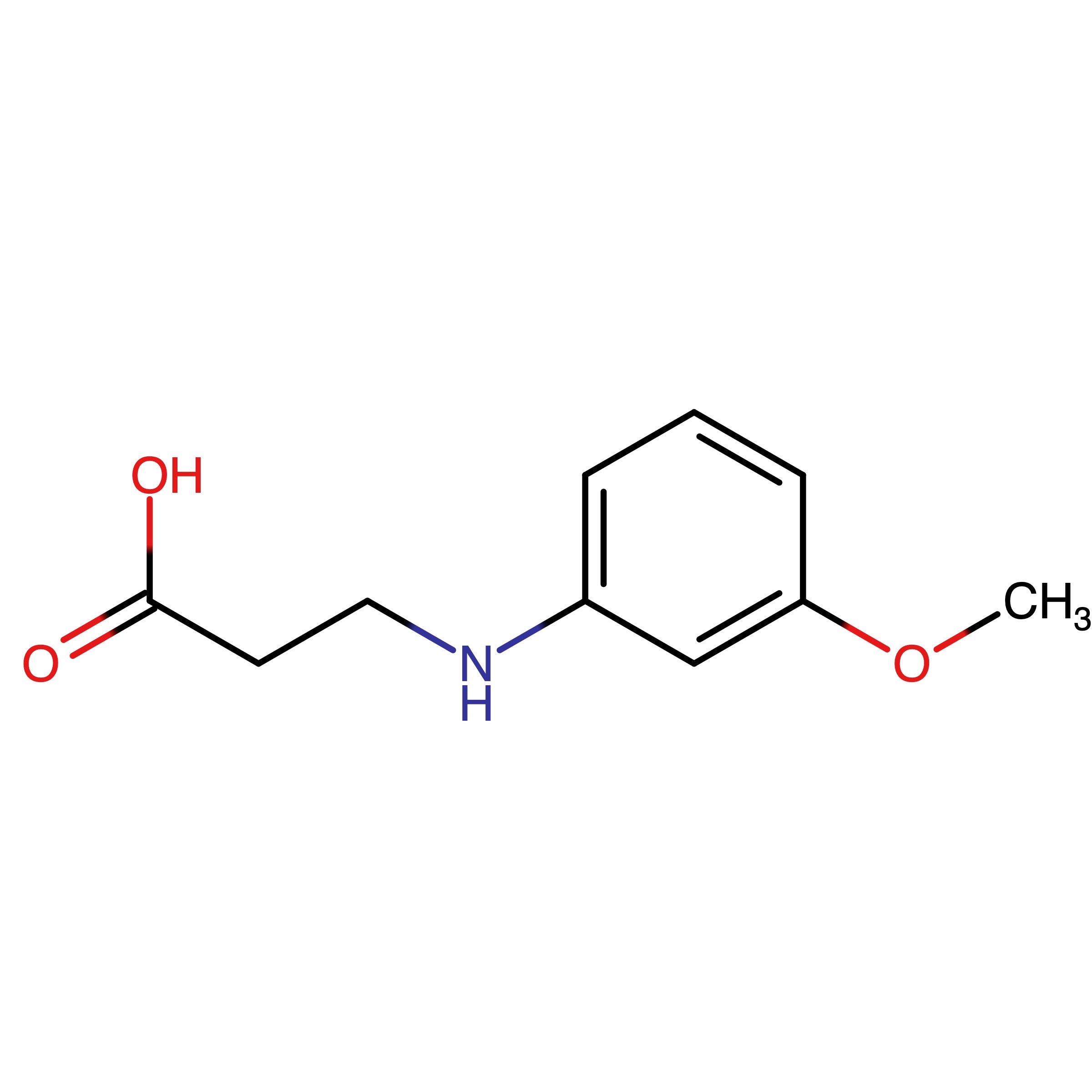 CAS RN 3334-67-6 | 3-((3-Methoxyphenyl)amino)propanoic acid | MFCD09755092