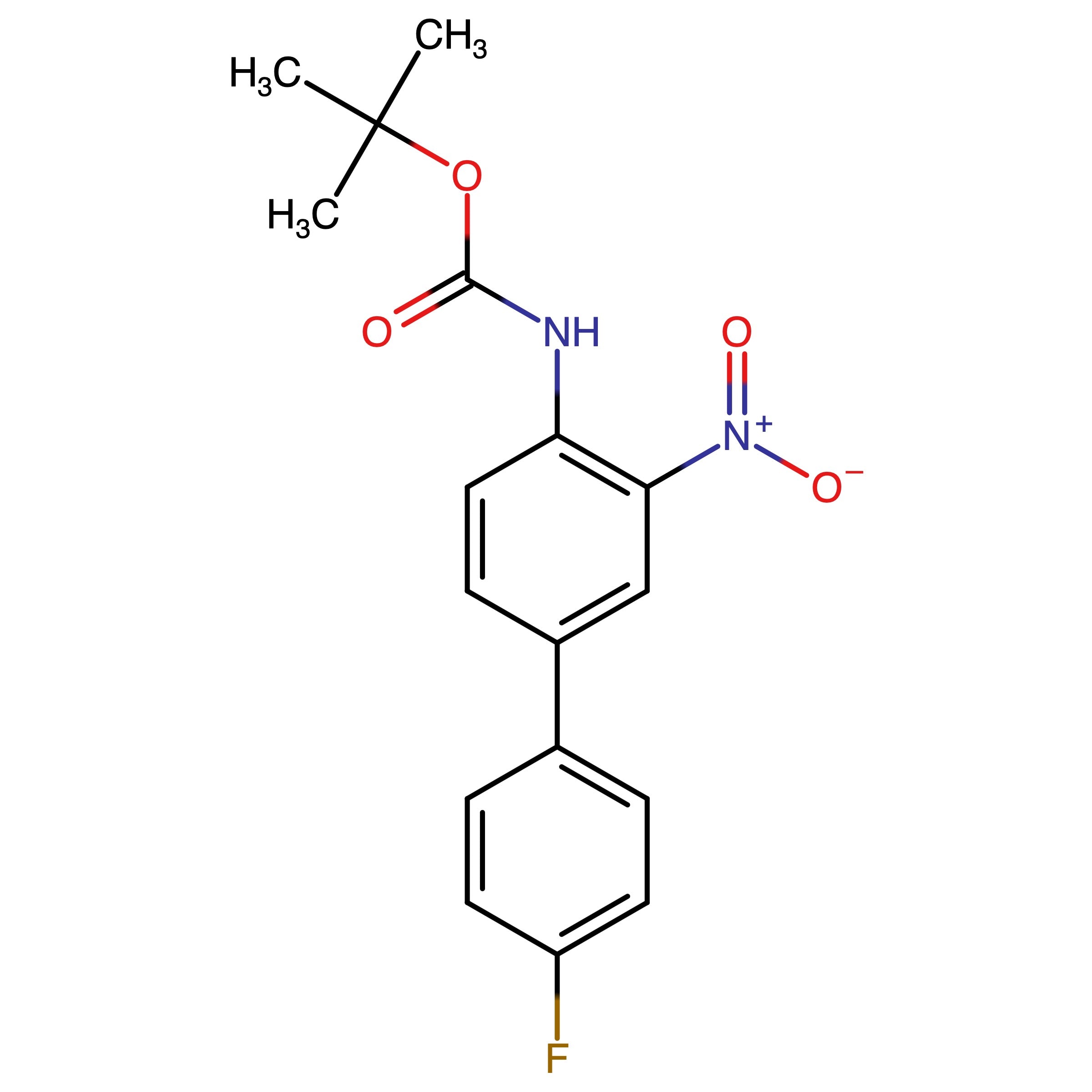 CAS RN 335254-84-7 | Name: tert-Butyl N-[4-(4-fluorophenyl)-2-nitrophenyl]carbamate
