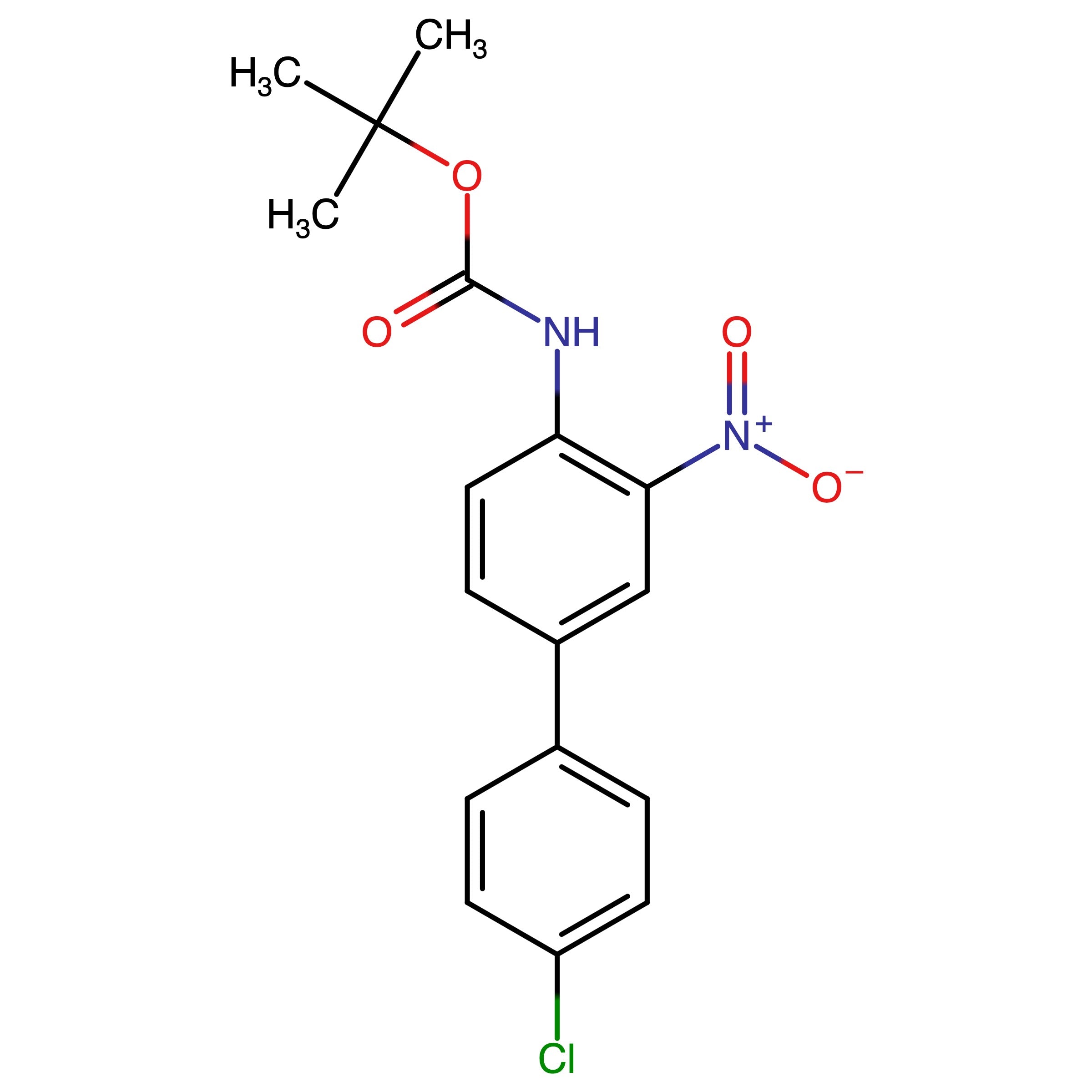 CAS RN 335254-94-9 | Name: tert-Butyl N-[4-(4-chlorophenyl)-2-nitro-phenyl]carbamate