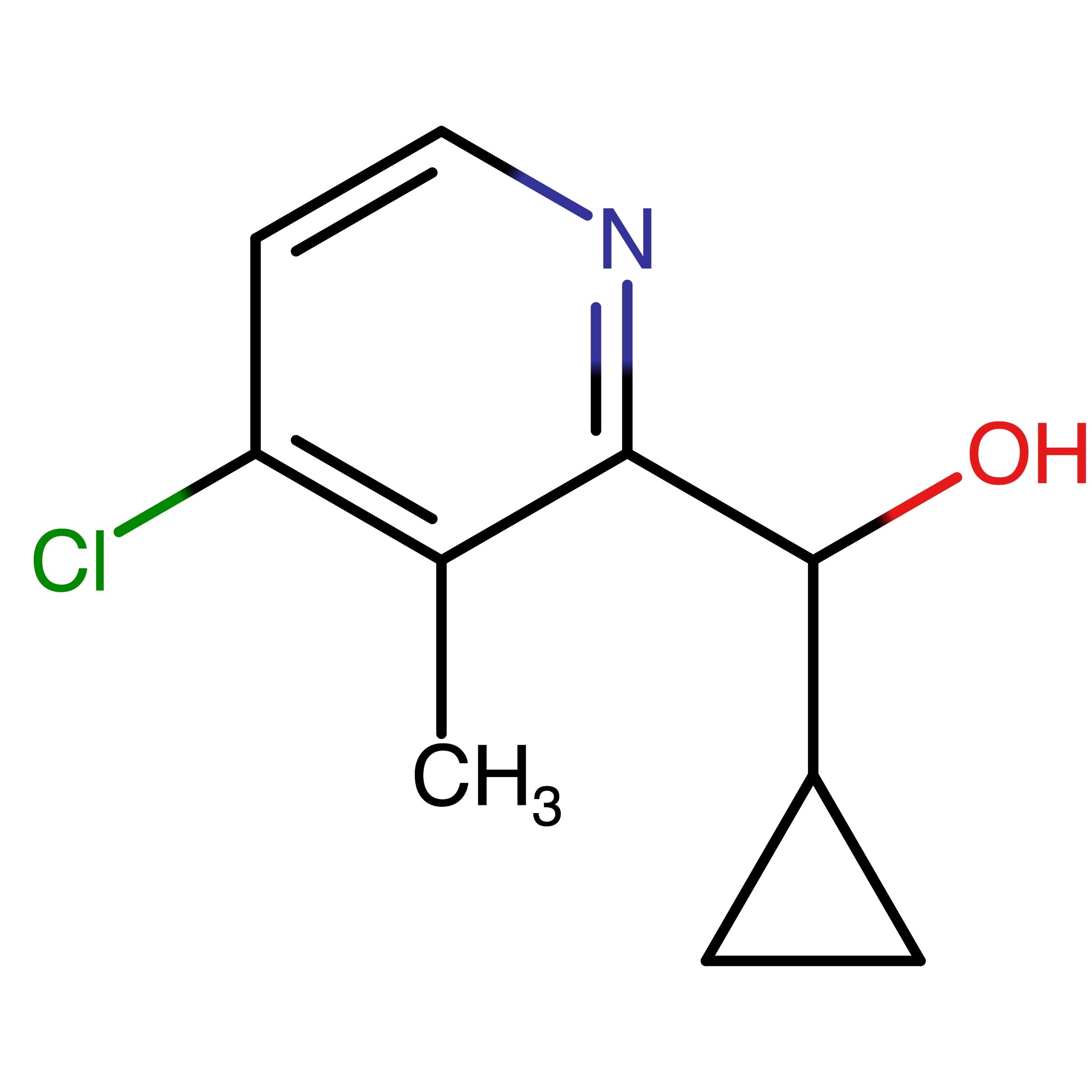 CAS RN 335428-48-3 | (3-Methyl-4-chloropyridin-2-yl)cyclopropylmethanol