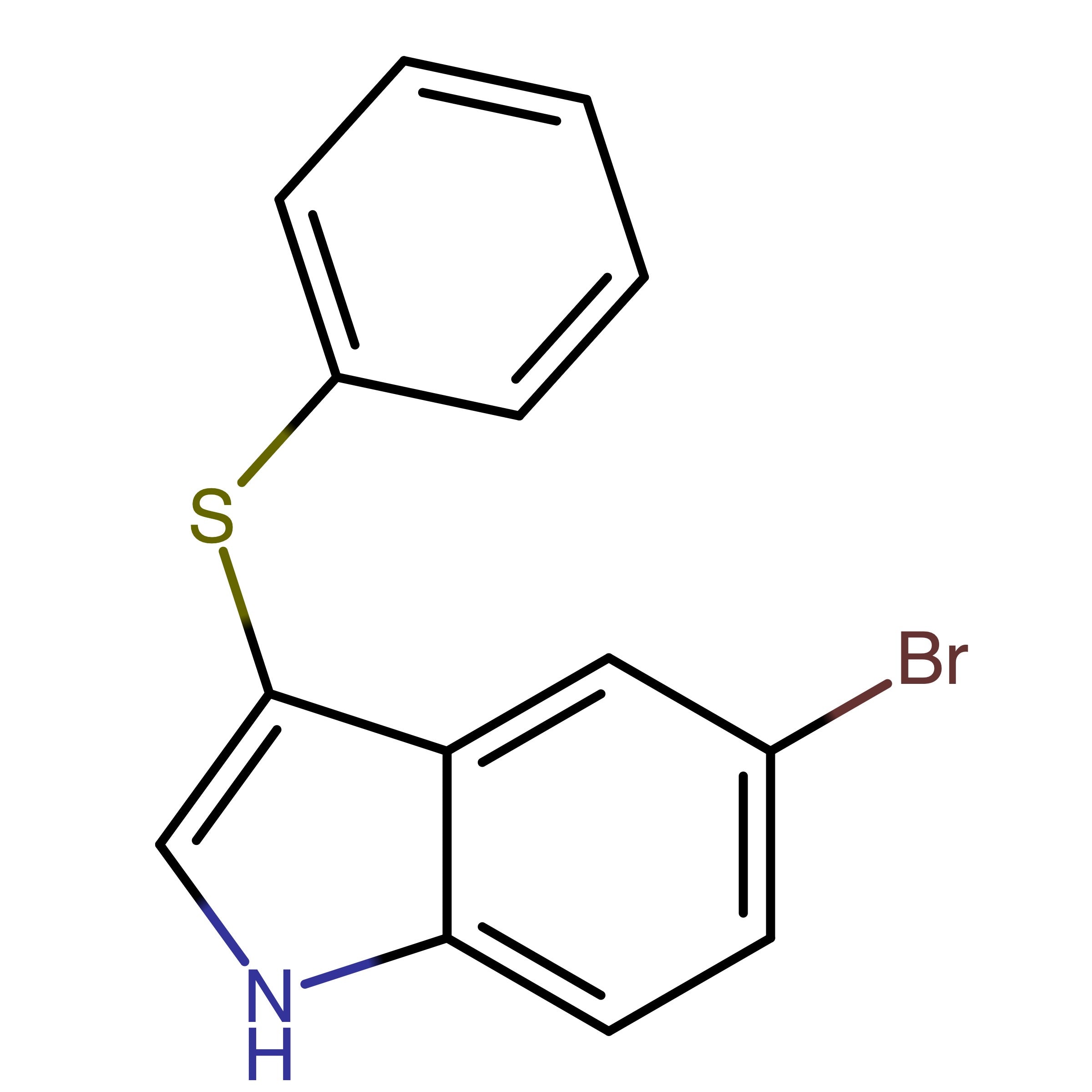 CAS RN 336186-56-2 | 5-Bromo-3-(phenylthio)-1H-indole