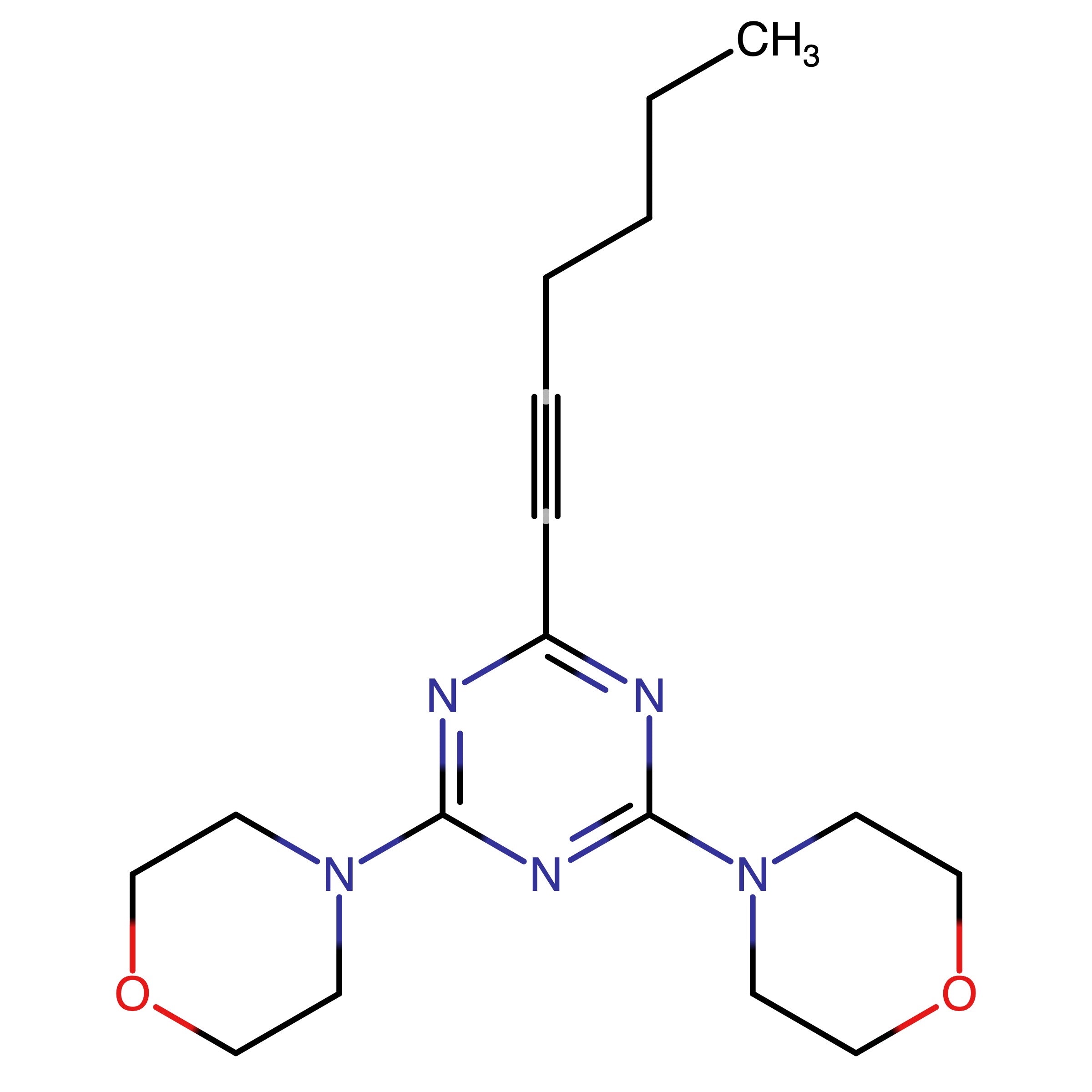 CAS RN 337966-51-5 | 4-(4-Hex-1-ynyl-6-morpholin-4-yl-1,3,5-triazin-2-yl)morpholine