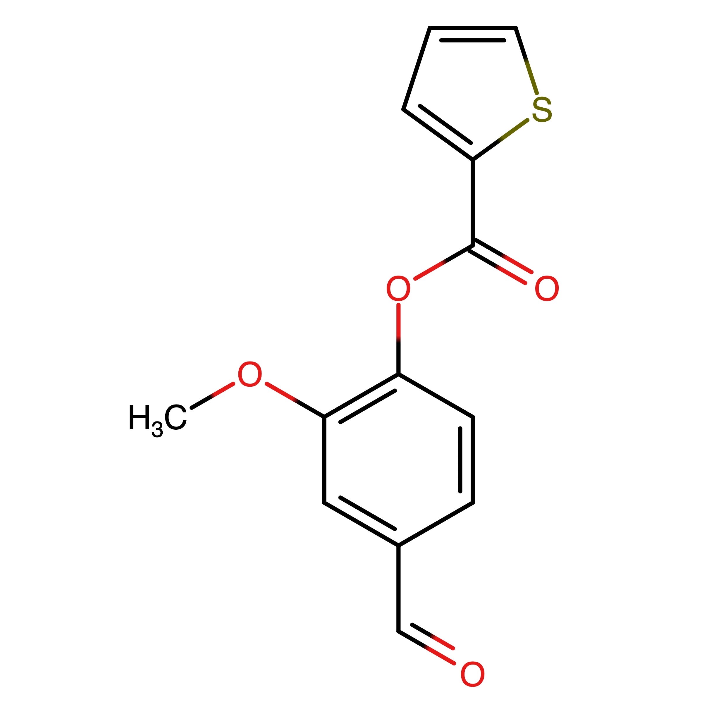 CAS RN 361472-61-9 | 4-Formyl-2-methoxyphenyl thiophene-2-carboxylate | MFCD01590273