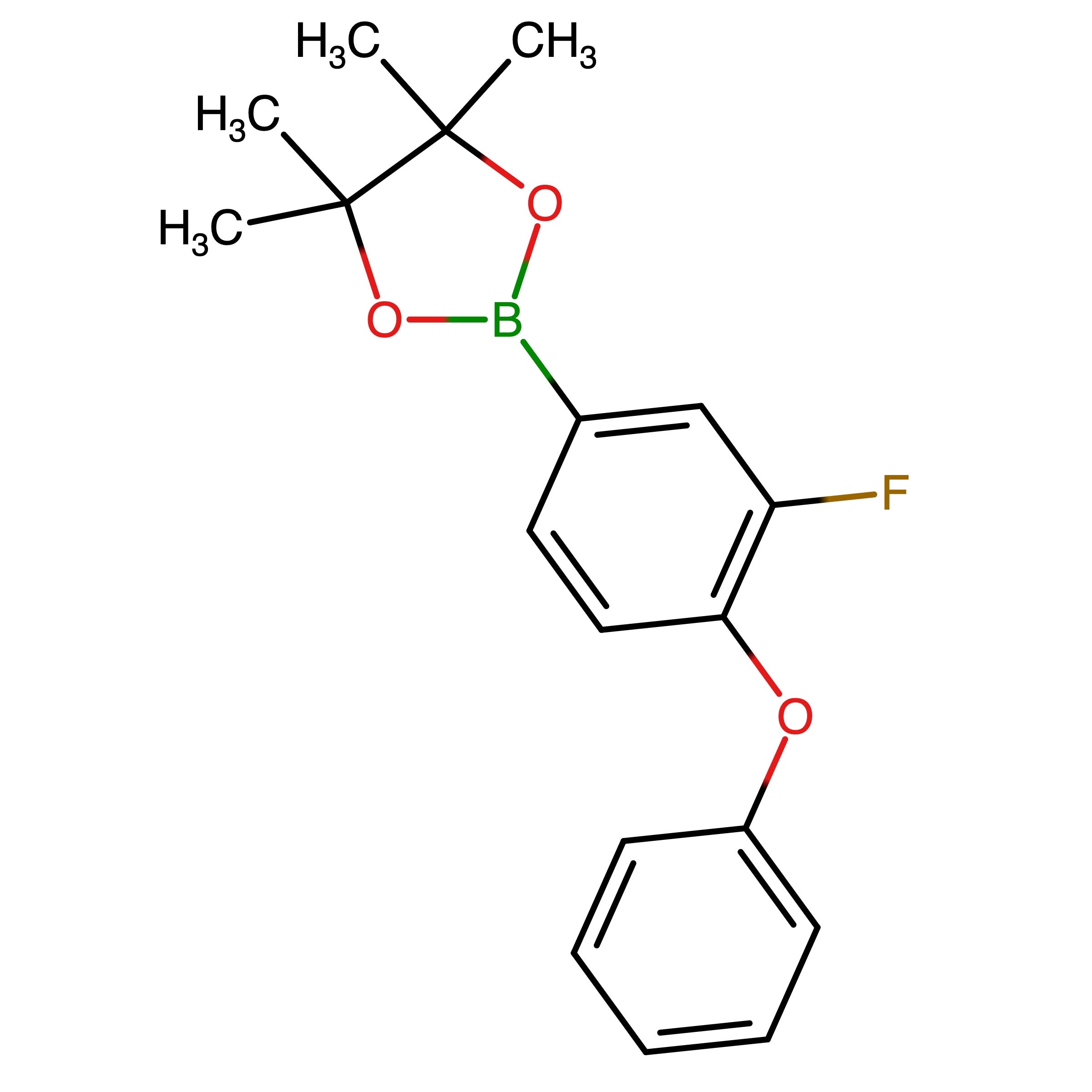 CAS RN 364354-06-3 | 2-(3-Fluoro-4-phenoxyphenyl)-4,4,5,5-tetramethyl-1,3,2-dioxaborolane | MFCD22493985
