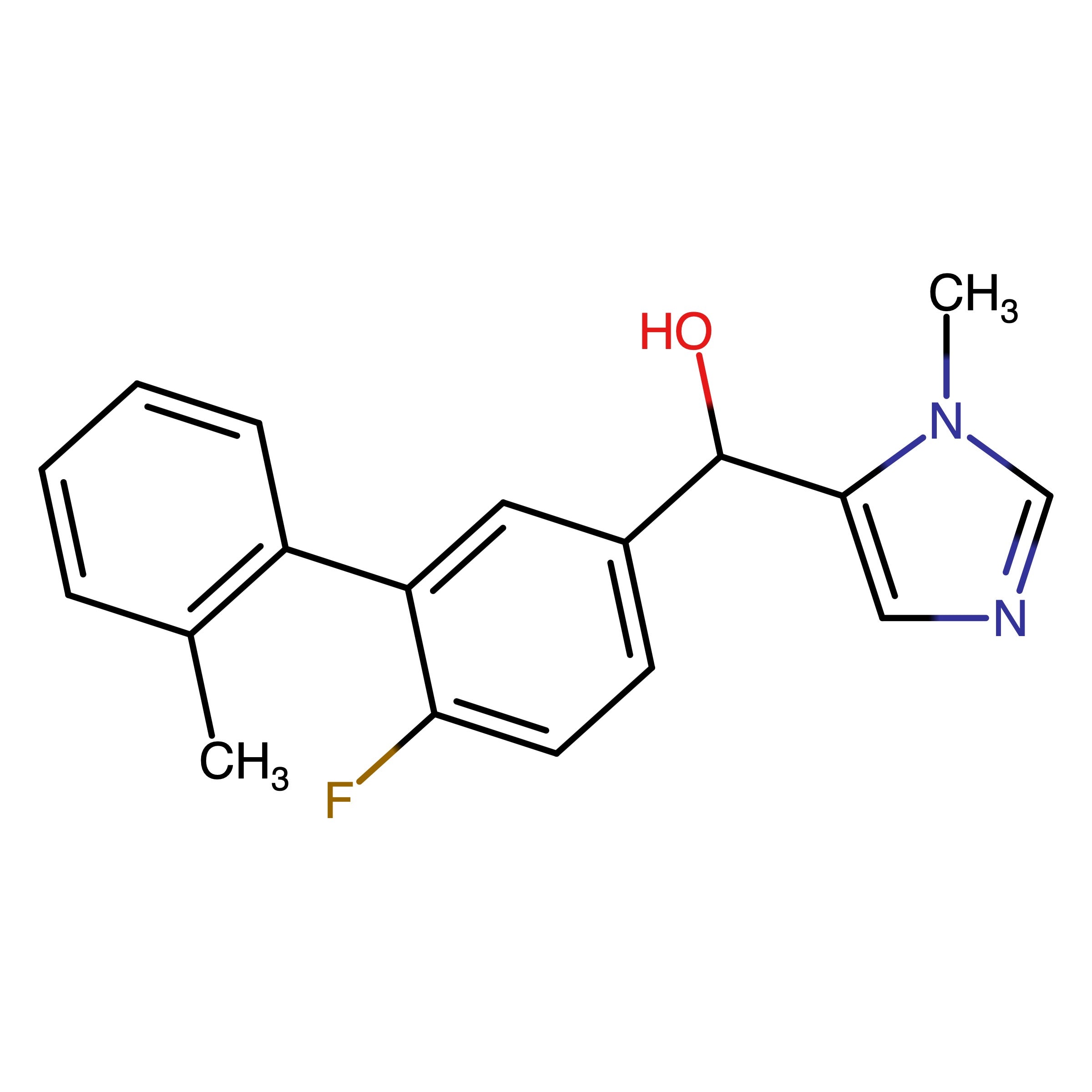 CAS RN 371764-25-9 | (6-Fluoro-2'-methyl(1,1'-biphenyl)-3-yl)(1-methyl-1H-imidazol-5-yl)methanol