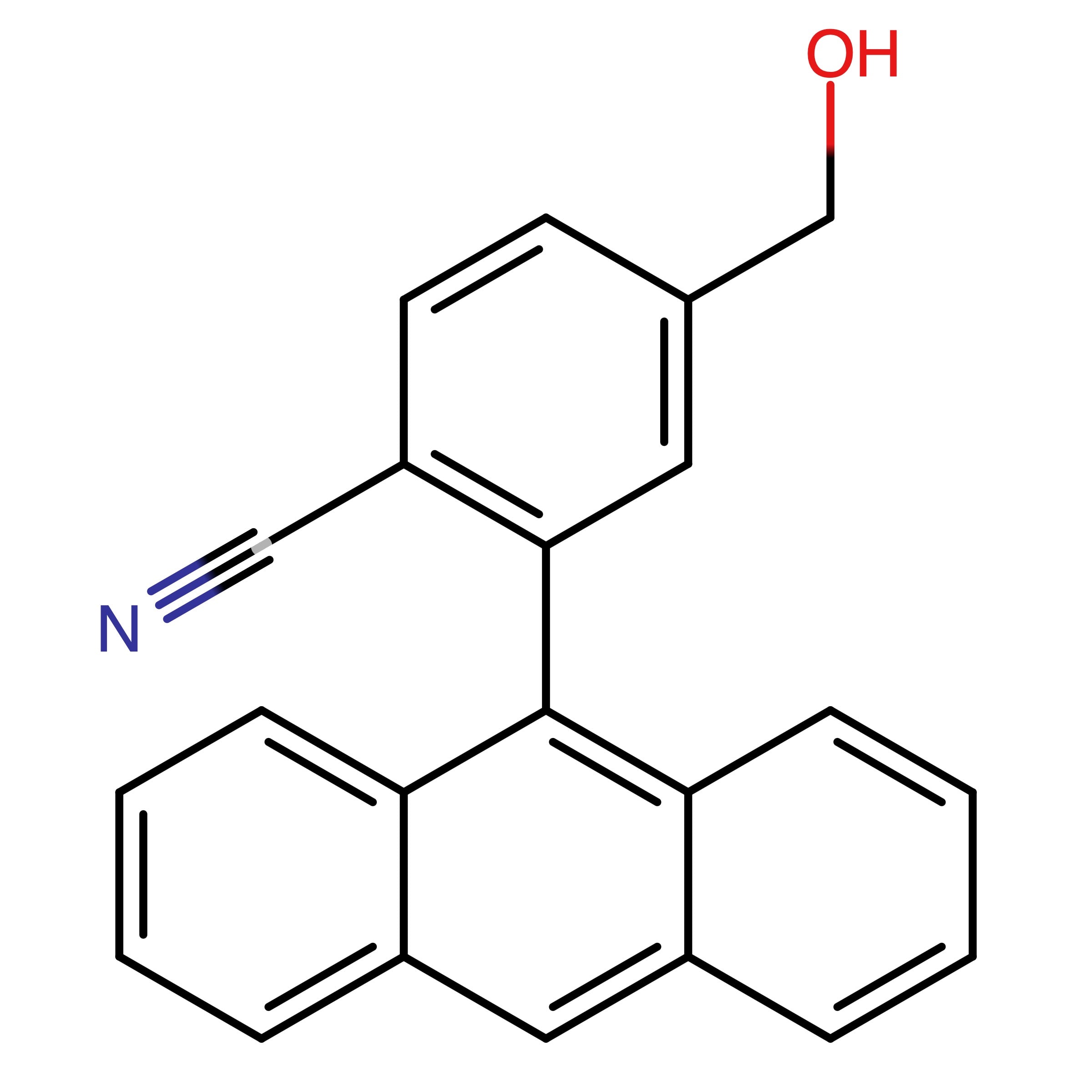 CAS RN 371764-42-0 | 2-(9-Anthryl)-4-(hydroxymethyl)benzonitrile