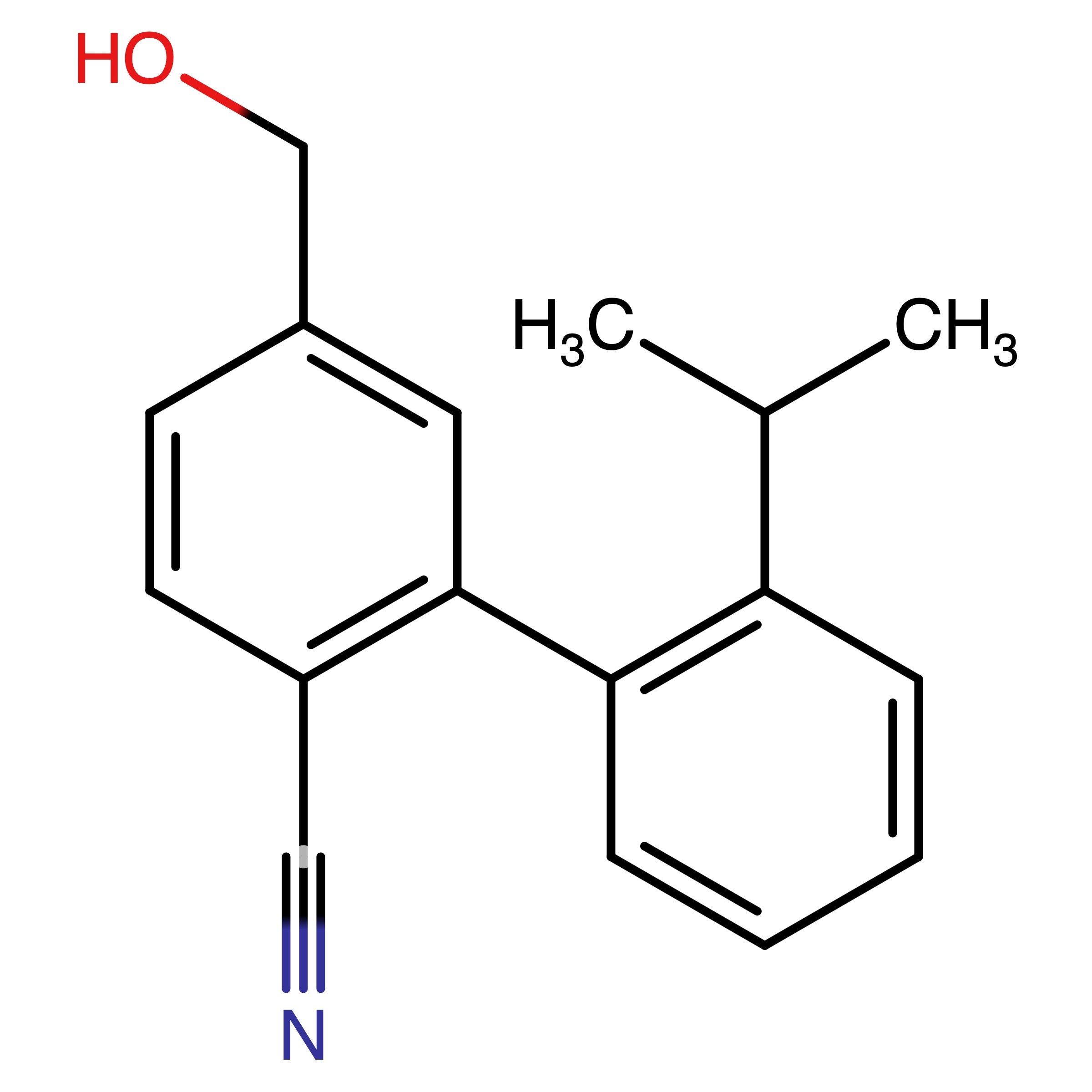 CAS RN 371764-46-4 | 5-(Hydroxymethyl)-2'-(propan-2-yl)(1,1'-biphenyl)-2-carbonitrile