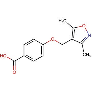 379250-83-6 | 4-((3,5-Dimethylisoxazol-4-yl)methoxy)benzoic acid - Hoffman Fine Chemicals