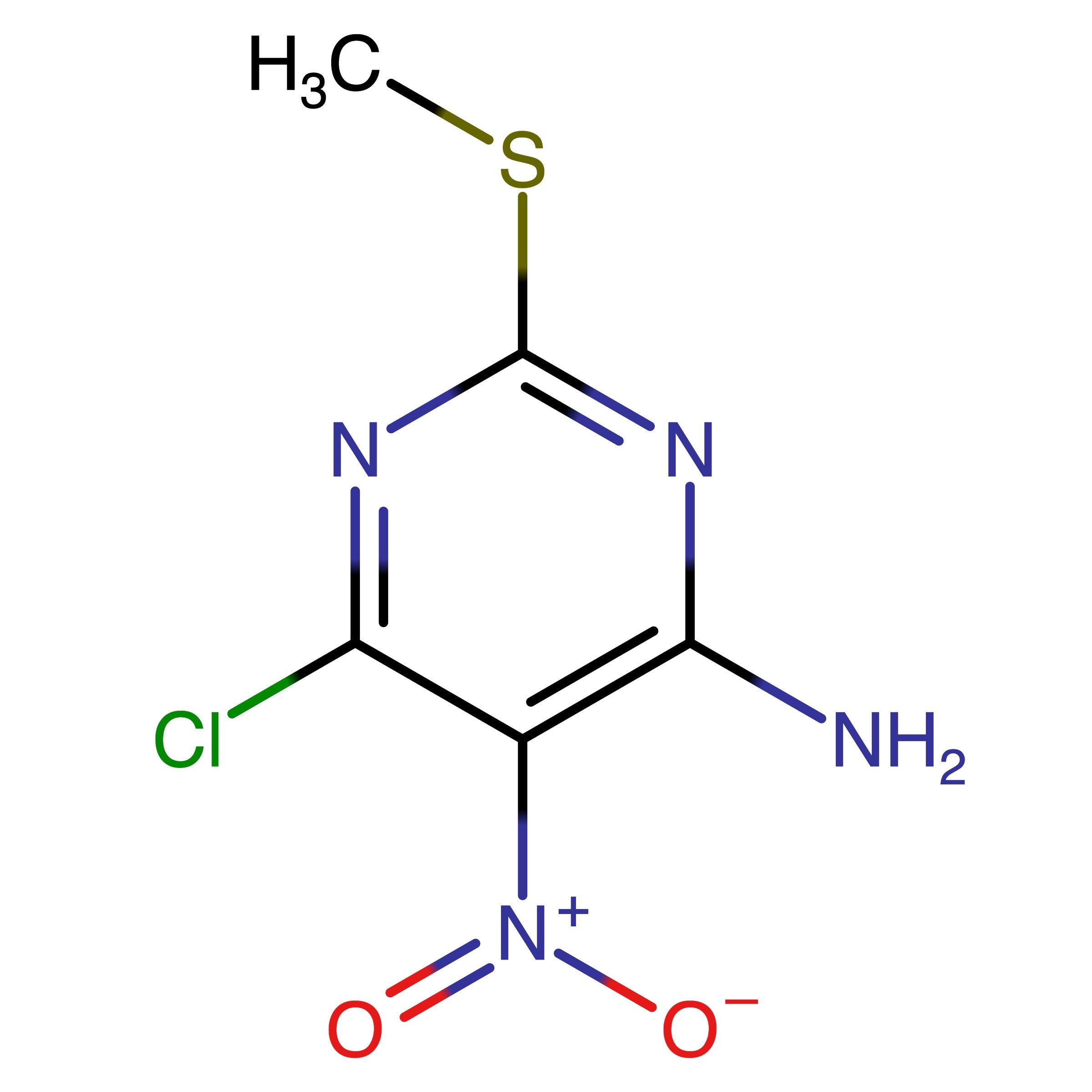 CAS RN 38136-96-8 | 6-Chloro-2-methylthio-5-nitropyrimidin-4-amine | MFCD23701707