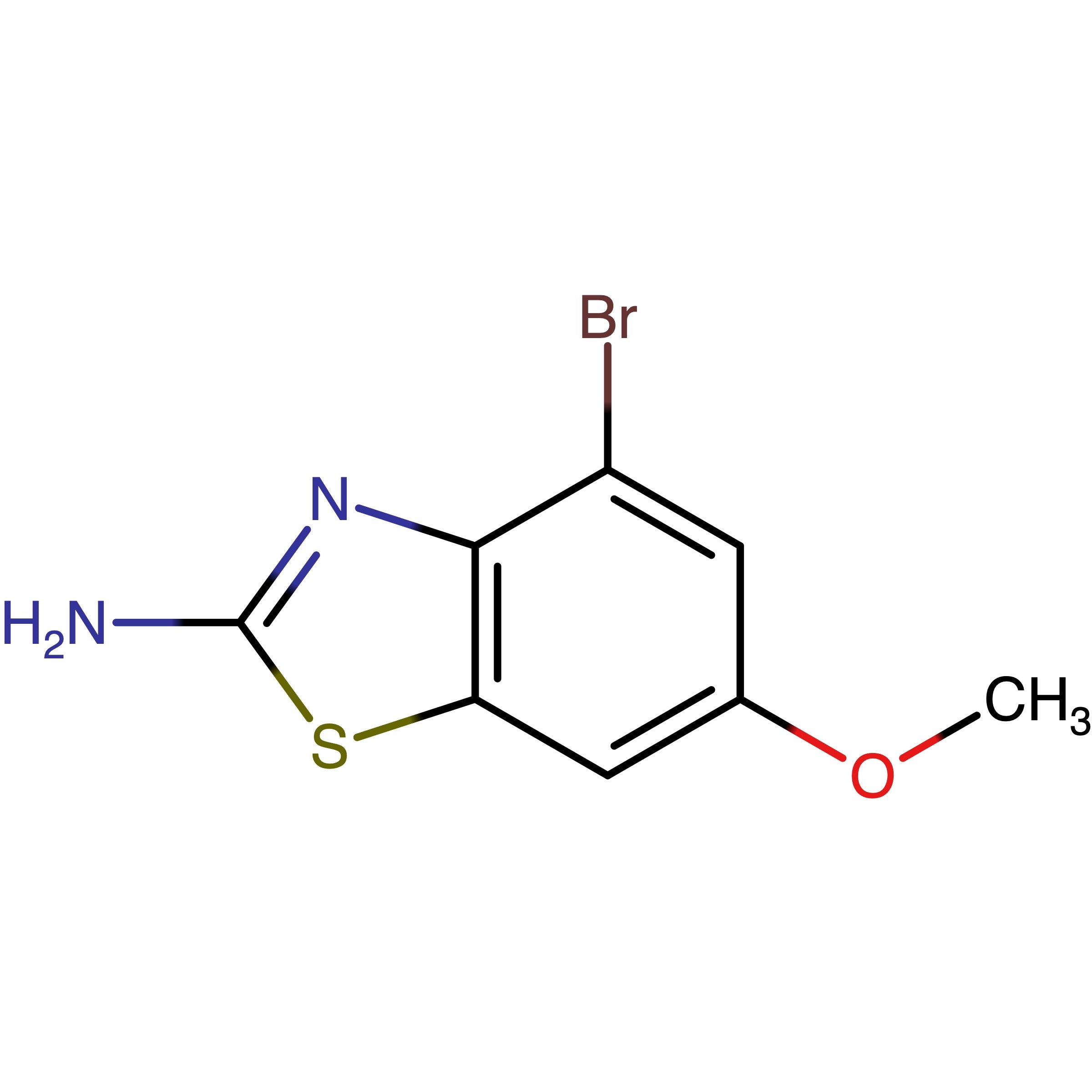 CAS RN 383131-09-7 | 4-Bromo-2-amino-6-methoxybenzo[d]thiazole | MFCD02664328