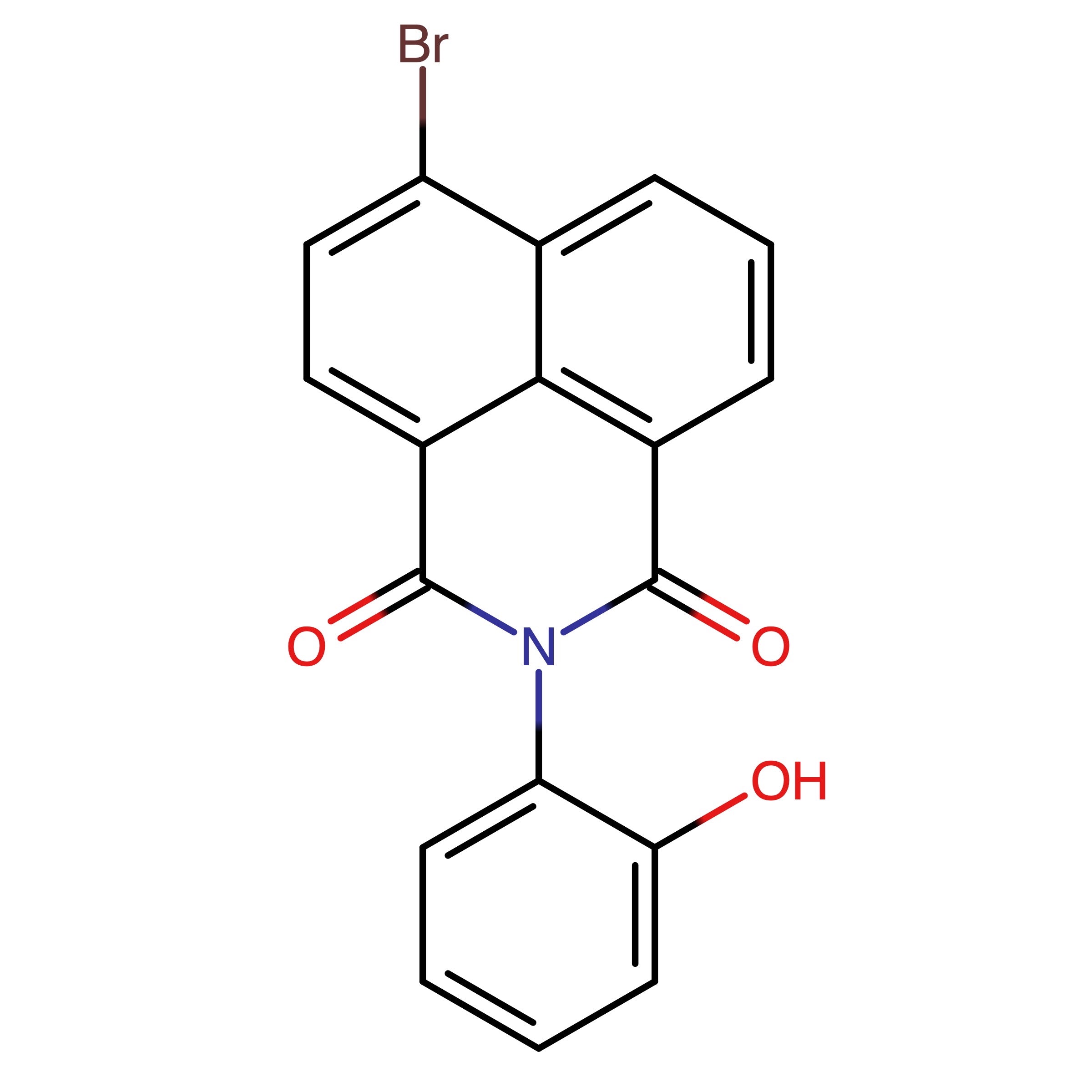 CAS RN 387365-32-4 | 6-Bromo-2-(2-hydroxyphenyl)-1H-benzo[de]isoquinoline-1,3(2H)-dione