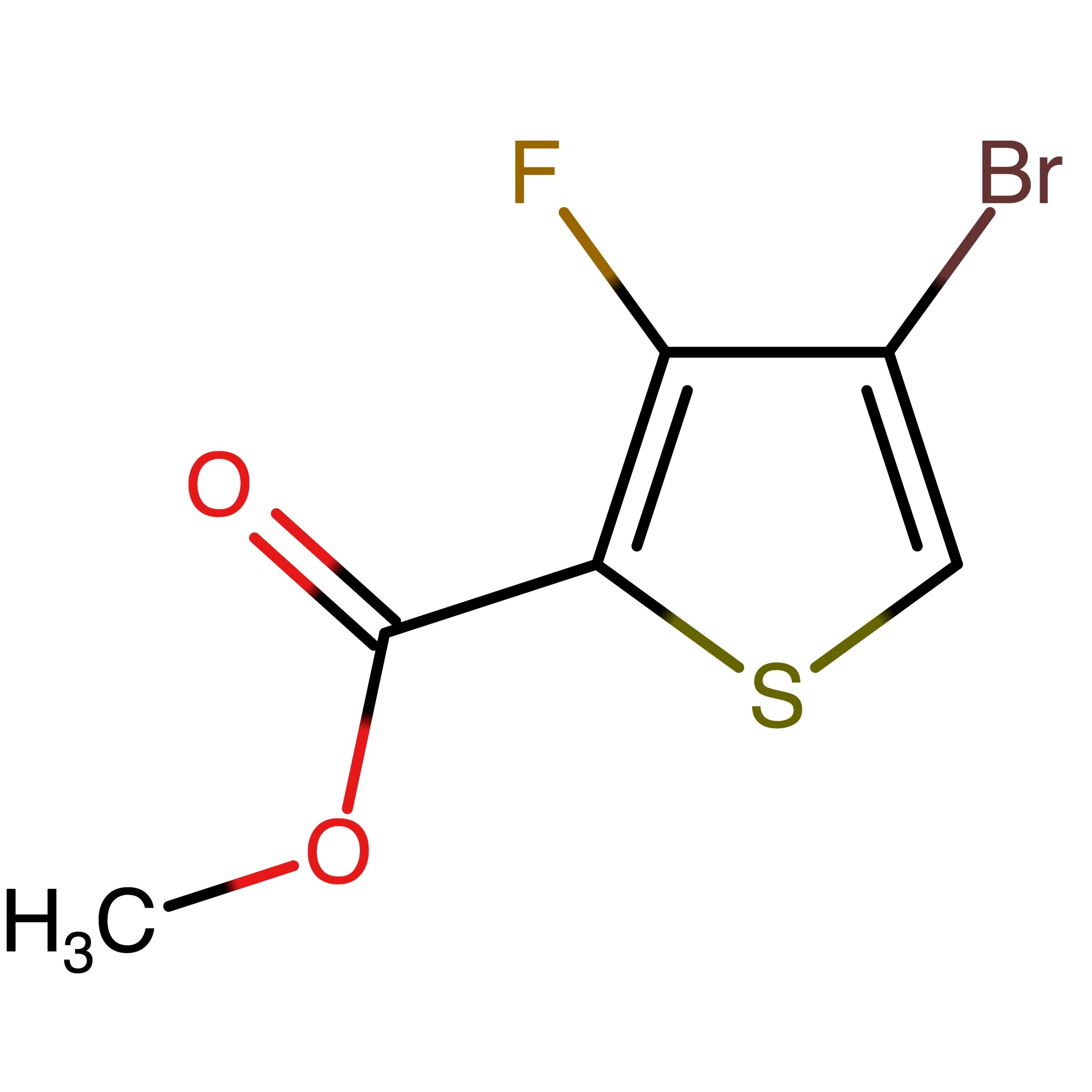 CAS RN 395664-56-9 | Methyl 4-bromo-3-fluorothiophene-2-carboxylate | MFCD10566744