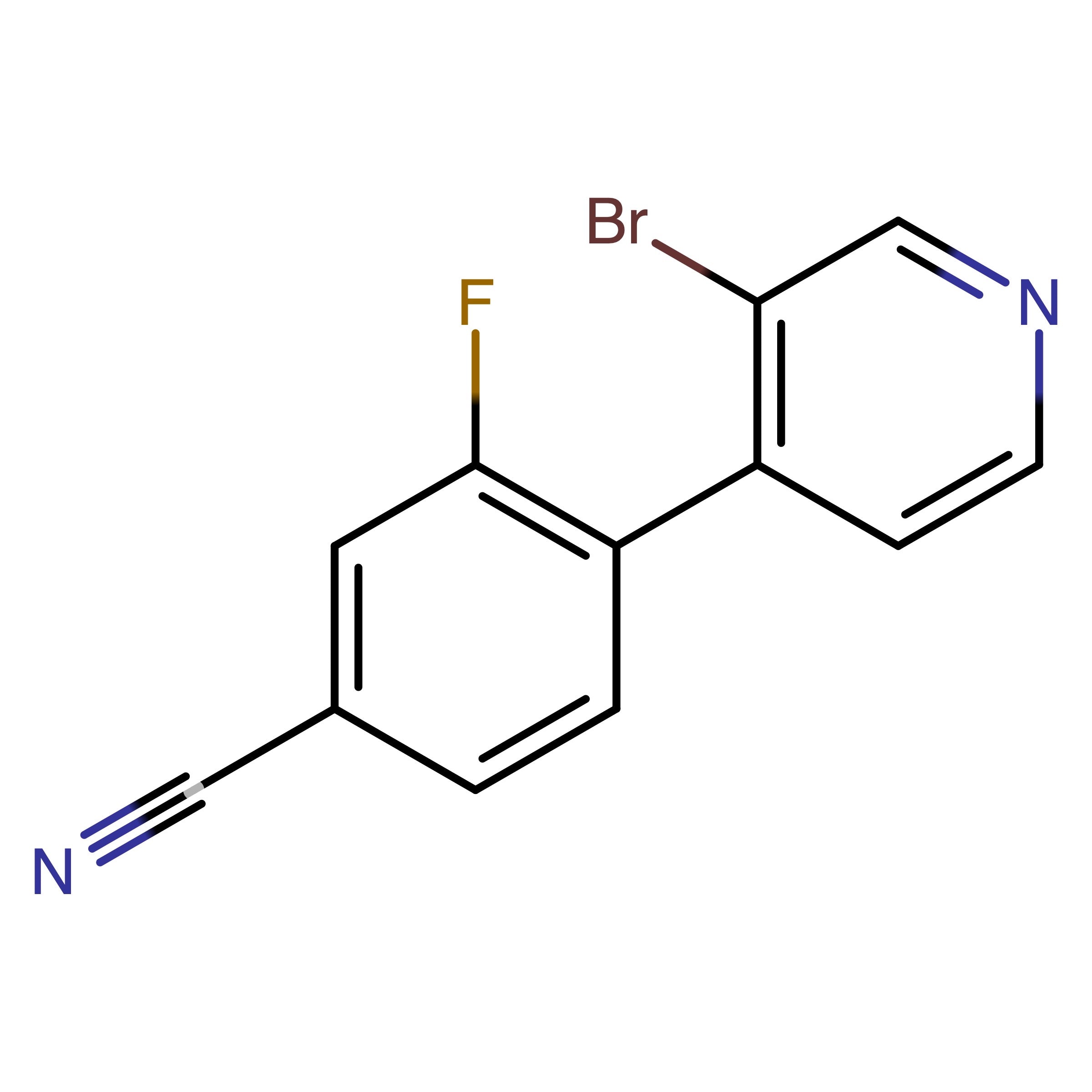 4-(3-Bromopyridin-4-yl)-3-fluorobenzonitrile