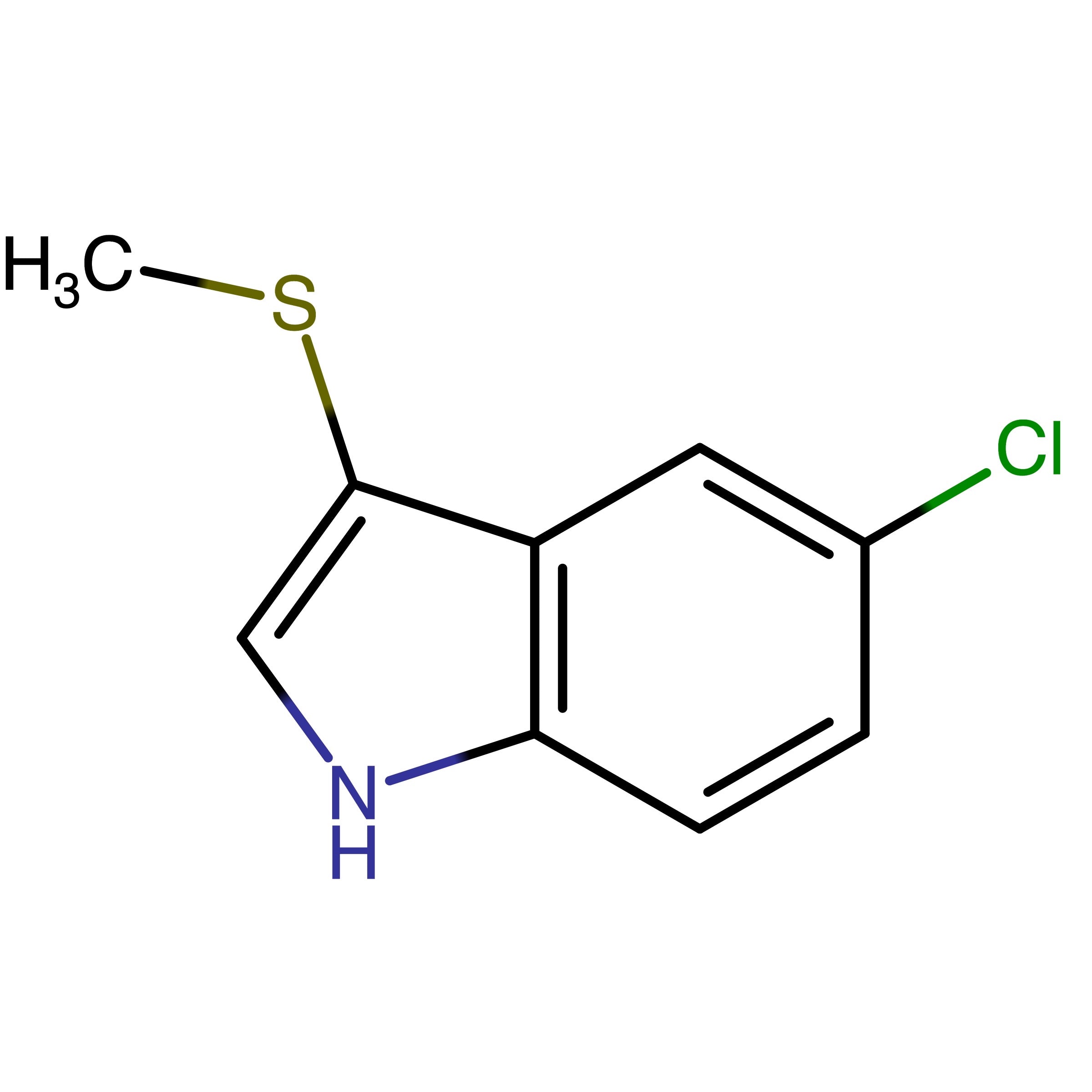 CAS RN 40015-11-0 | 5-Chloro-3-(methylthio)-1H-indole | MFCD20662410