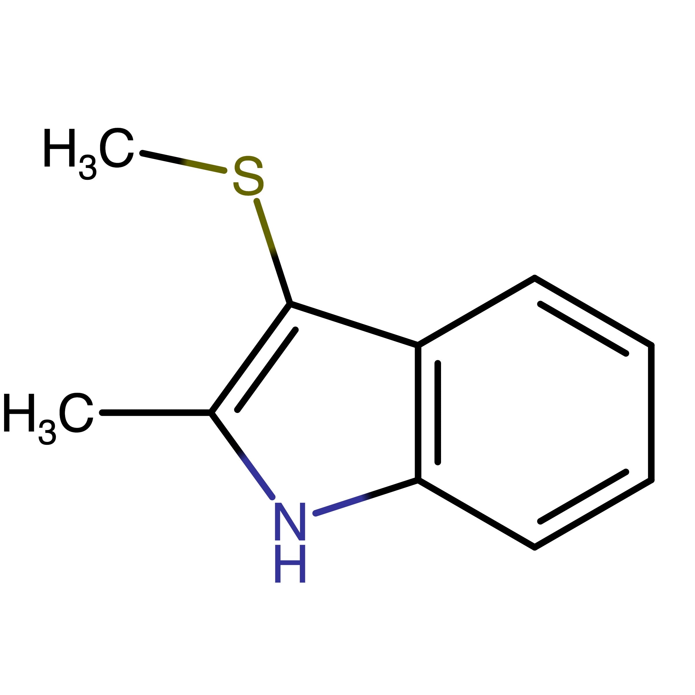 CAS RN 40015-18-7 | 2-Methyl-3-(methylthio)-1H-indole