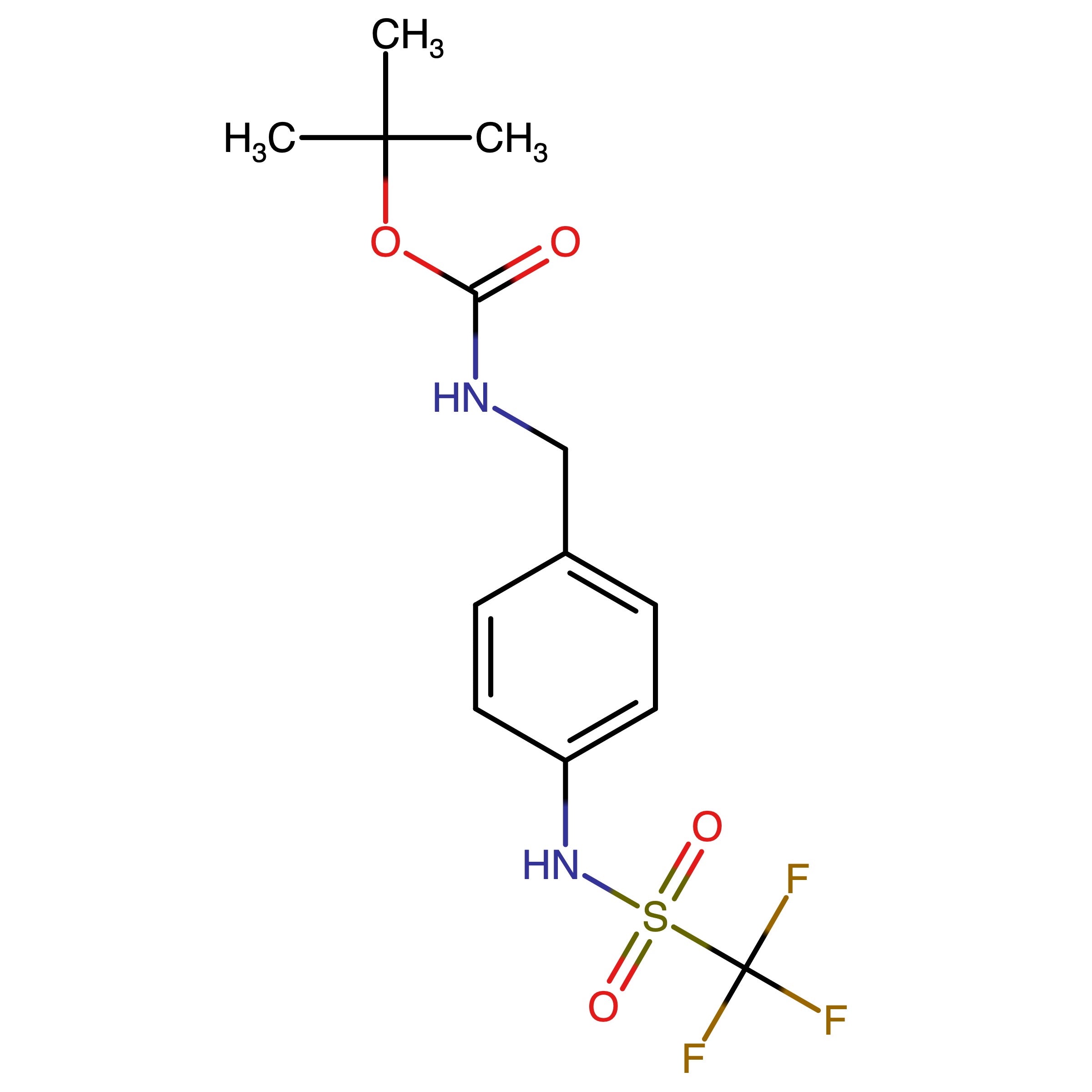 CAS RN 401573-22-6 | tert-Butyl (4-((trifluoromethyl)sulfonamido)benzyl)carbamate