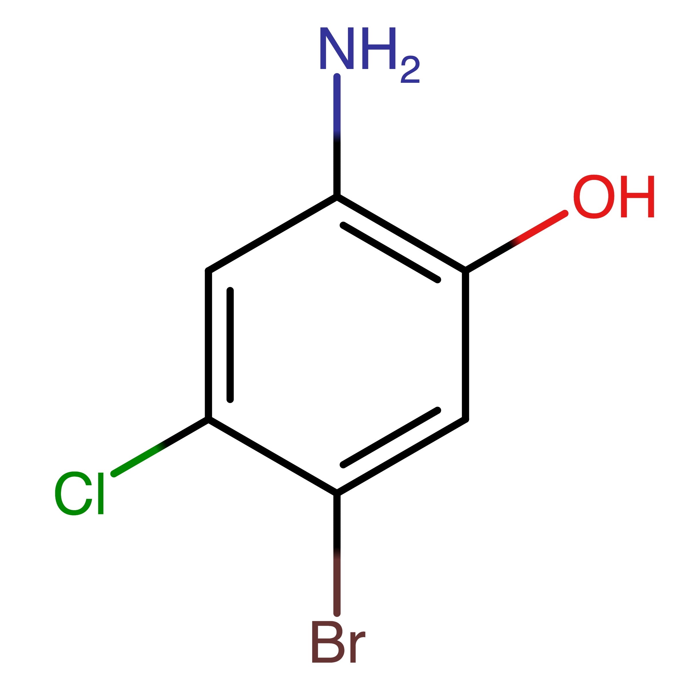 CAS RN 40372-61-0 | 2-Amino-5-bromo-4-chlorophenol
