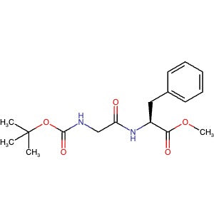 41889-06-9 | (S)-Methyl 2-(2-((tert-butoxycarbonyl)amino)acetamido)-3-phenylpropanoate - Hoffman Fine Chemicals