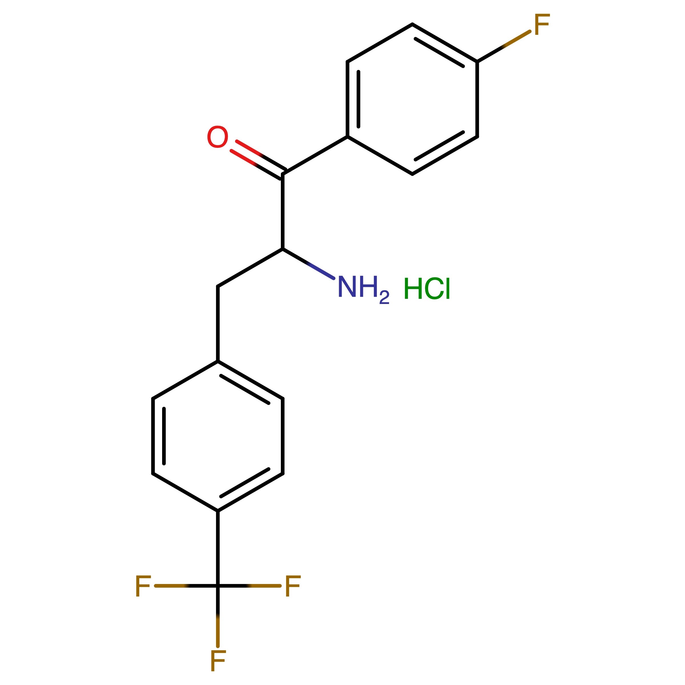 CAS RN 444912-95-2 | Name: 2-(4-Fluorophenyl)-2-oxo-1-[[4-(trifluoromethyl)phenyl]methyl]ethylamine hydrochloride