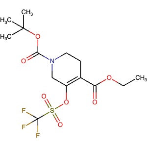 455954-80-0 | 1-(tert-Butyl) 4-ethyl 5-(((trifluoromethyl)sulfonyl)oxy)-3,6-dihydropyridine-1,4(2H)-dicarboxylate - Hoffman Fine Chemicals