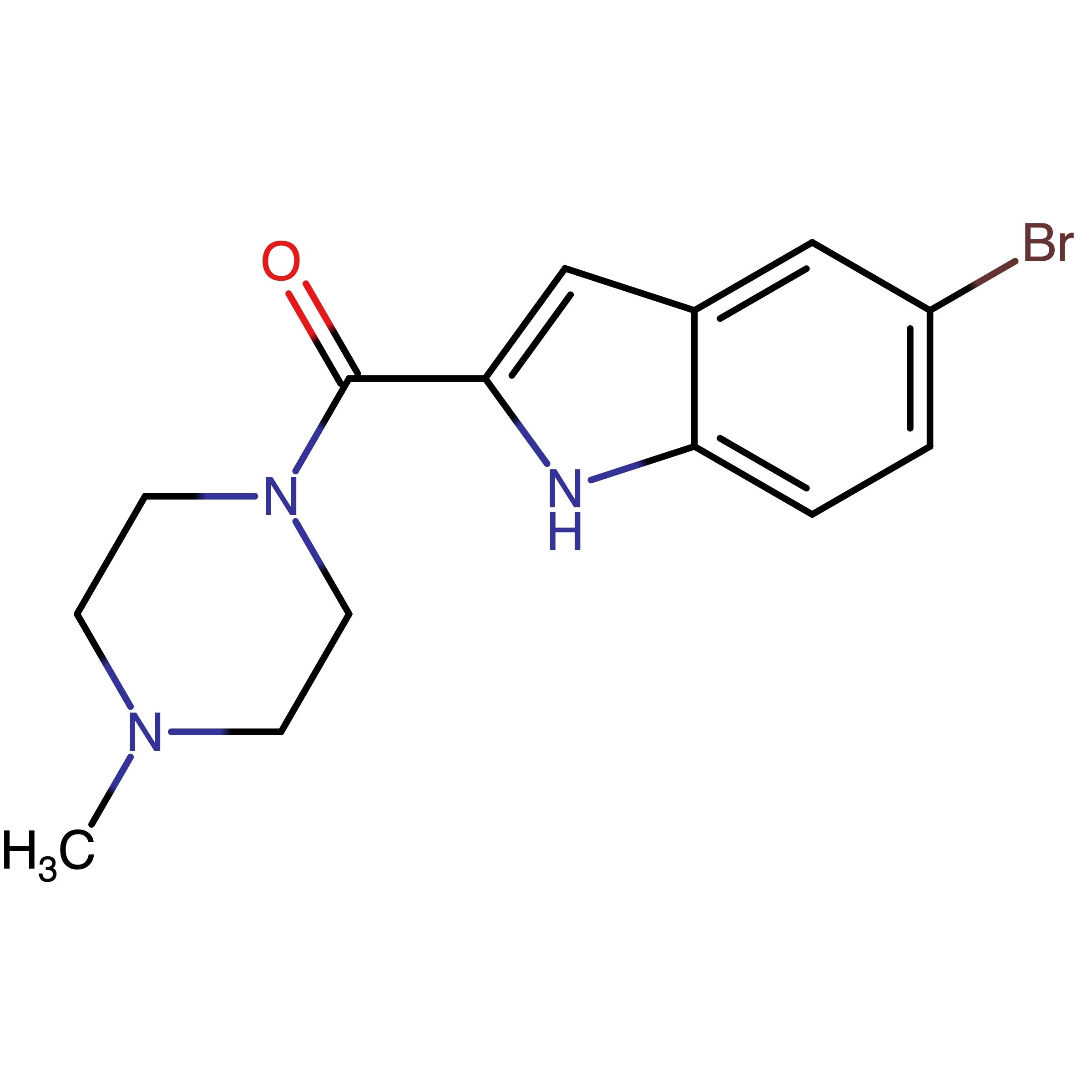 CAS RN 459168-43-5 | (5-Bromo-1H-indol-2-yl)(4-methylpiperazin-1-yl)methanone
