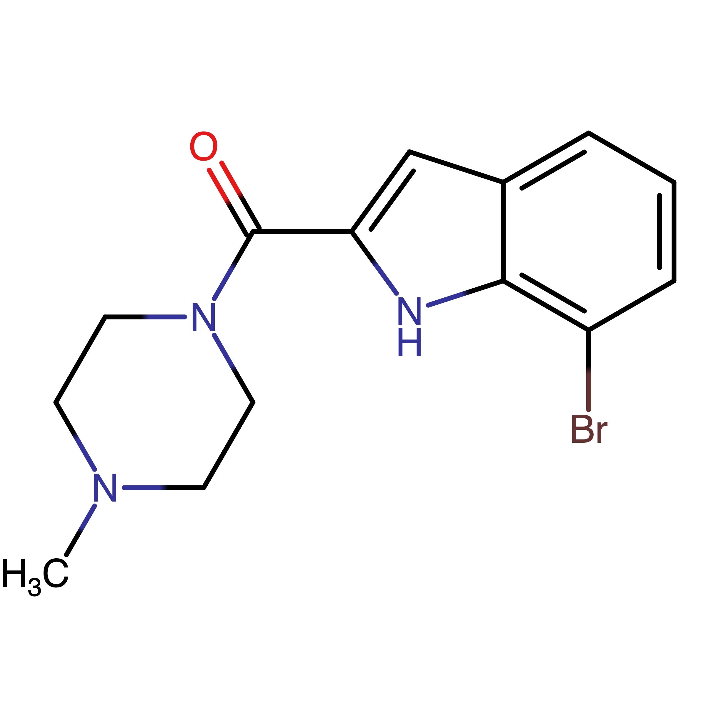 CAS RN 459168-51-5 | (7-Bromo-1H-indol-2-yl)-(4-methylpiperazin-1-yl)methanone