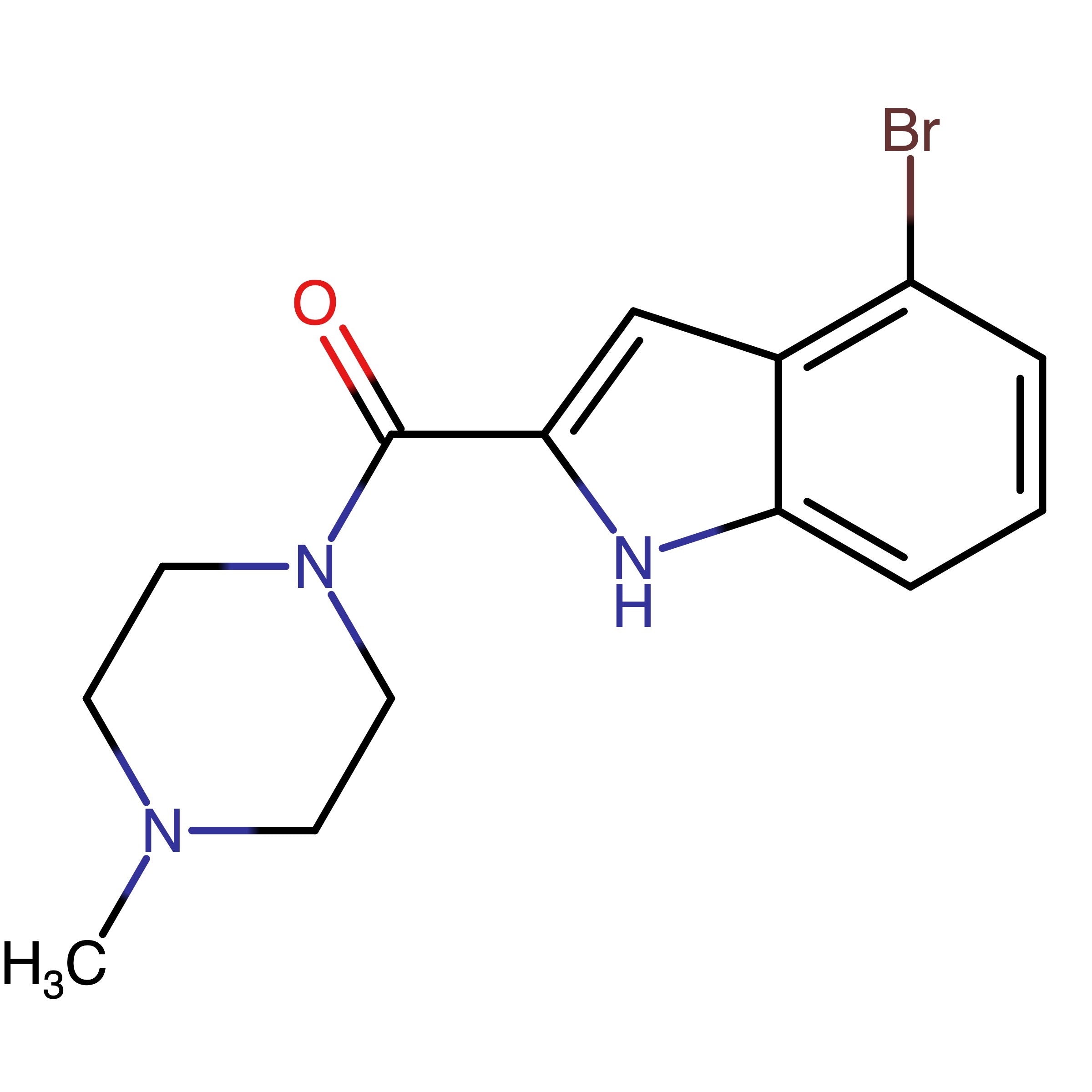 CAS RN 459169-25-6 | (4-Bromo-1H-indol-2-yl)-(4-methylpiperazin-1-yl)methanone