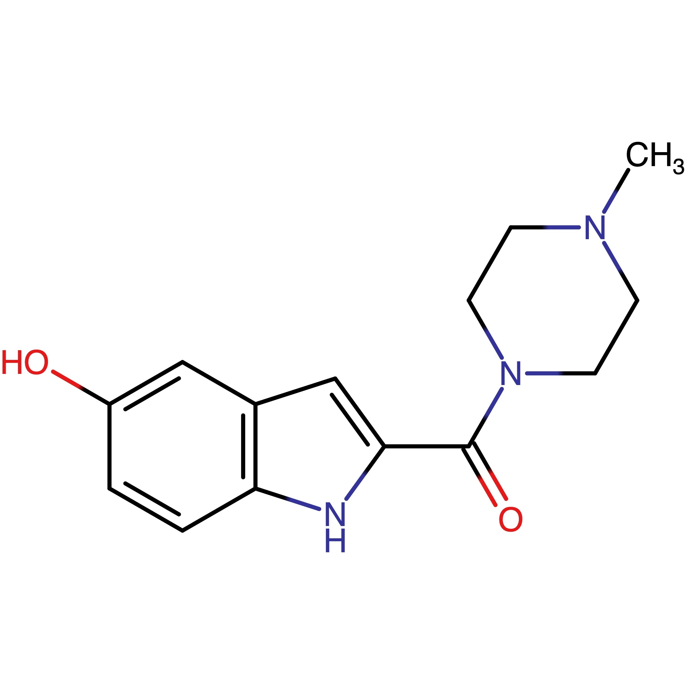 CAS RN 459169-51-8 | (5-Hydroxy-1H-indol-2-yl)-(4-methylpiperazin-1-yl)methanone