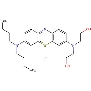 477600-94-5 | 3-(Bis(2-hydroxyethyl)amino)-7-(dibutylamino)phenothiazin-5-ium iodide - Hoffman Fine Chemicals