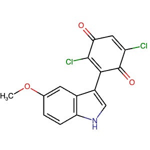 480435-78-7 | 2,5-Dichloro-3-(5-methoxy-1H-indol-3-yl)cyclohexa-2,5-diene-1,4-dione - Hoffman Fine Chemicals