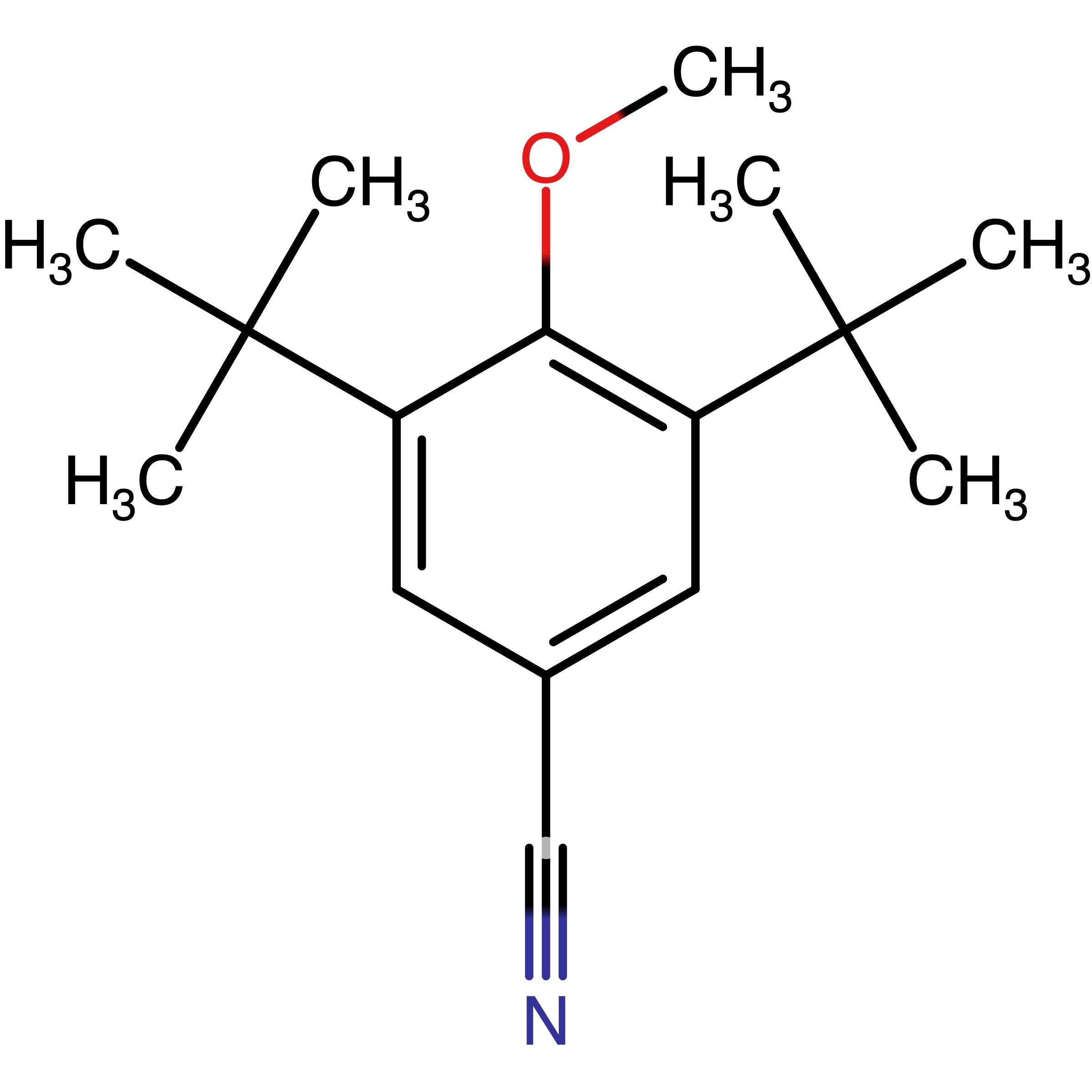 CAS RN 4917-29-7 | 4-Methoxy-3.5-di-tert-butyl-benzonitril