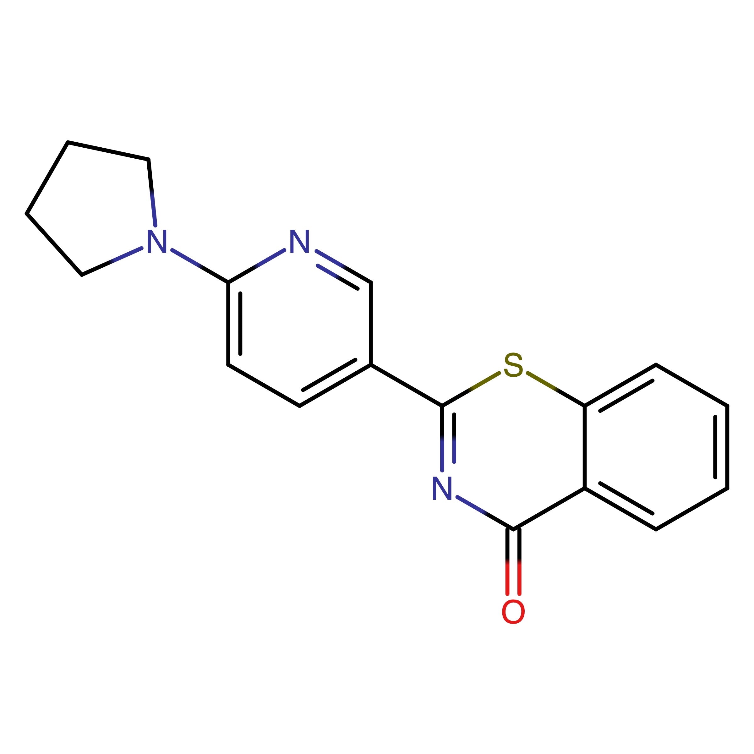 CAS RN 501375-07-1 | 2-[6-(1-Pyrrolidinyl)-3-pyridyl]-4H-1,3-benzothiazine-4-one