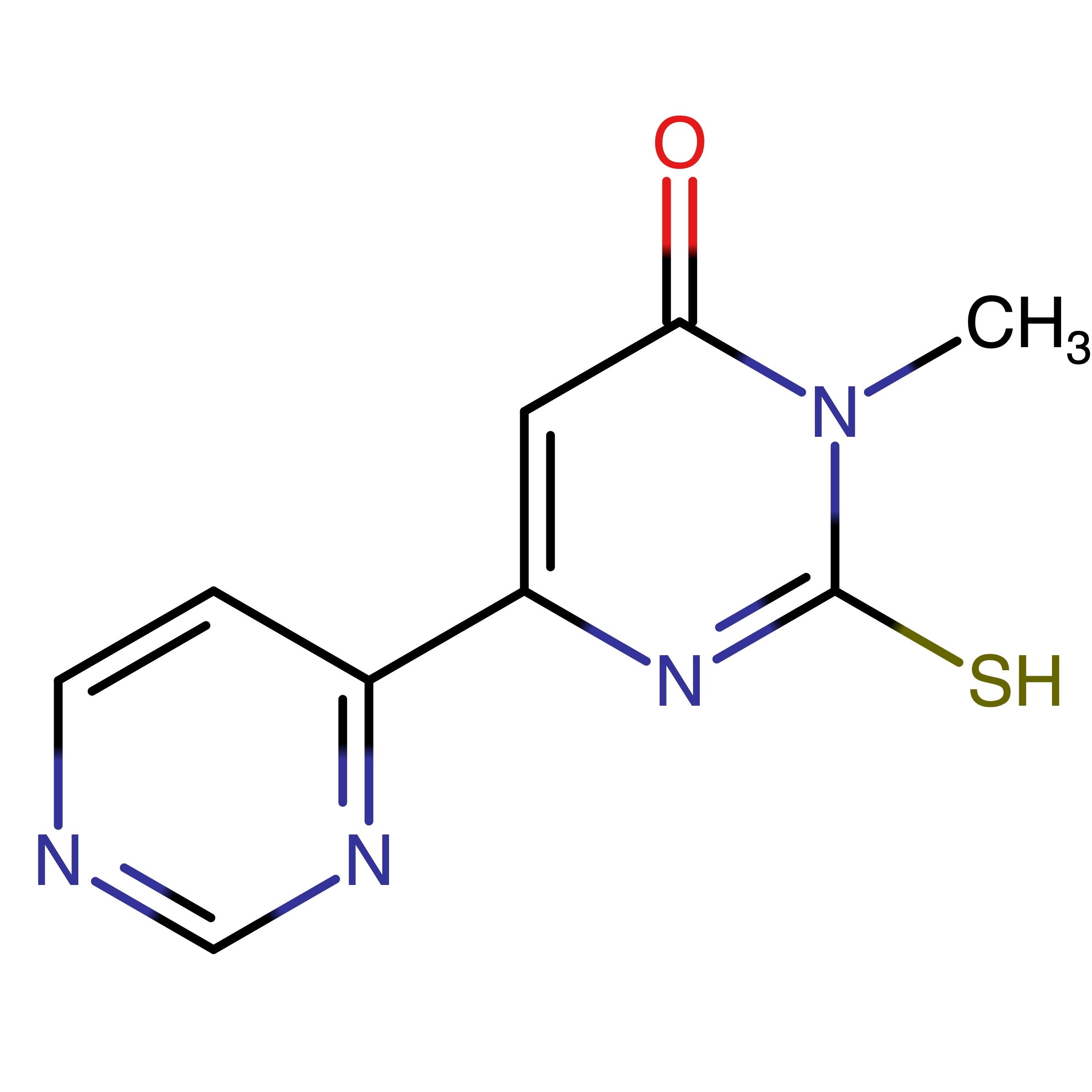 CAS RN 503860-53-5 | 2-Mercapto-3-methyl-6-(pyrimidin-4-yl)-3H-pyrimidin-4-one | MFCD13194172