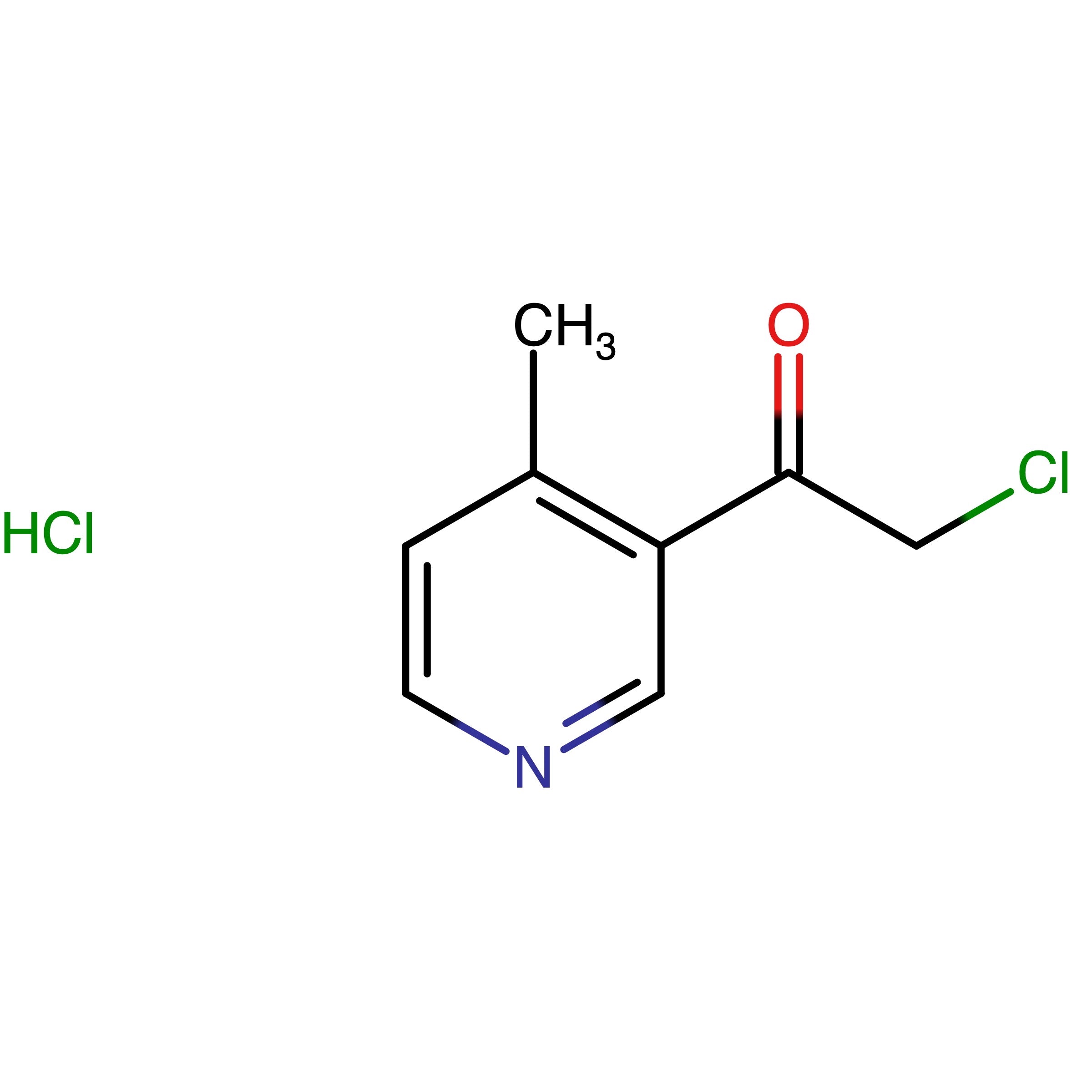 CAS RN 504415-79-6 | 2-Chloro-1-(4-methyl-3-pyridinyl) ethanone hydrochloride