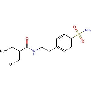 5064-70-0 | 2-Ethyl-N-[2-(4-sulfamoylphenyl)ethyl]butyramide - Hoffman Fine Chemicals