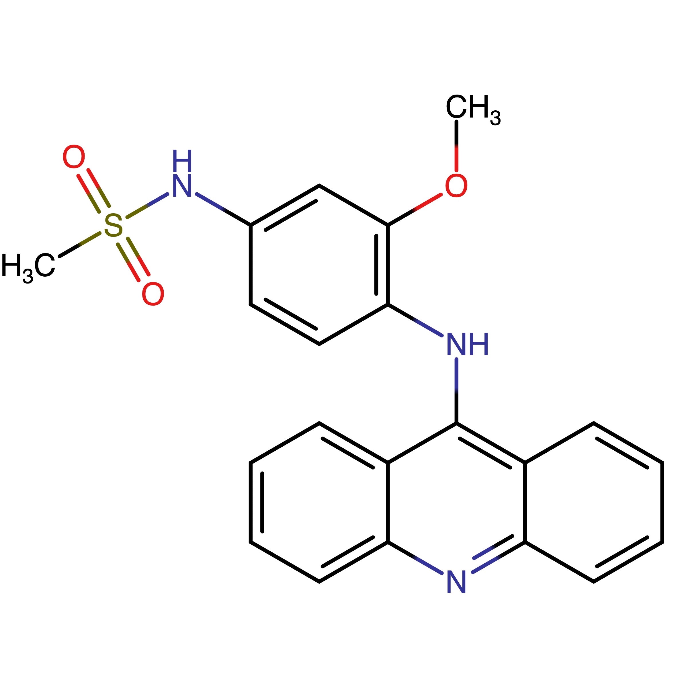 CAS RN 51264-14-3 | N-[4-(Acridin-9-ylamino)-3-methoxyphenyl]methanesulfonamide