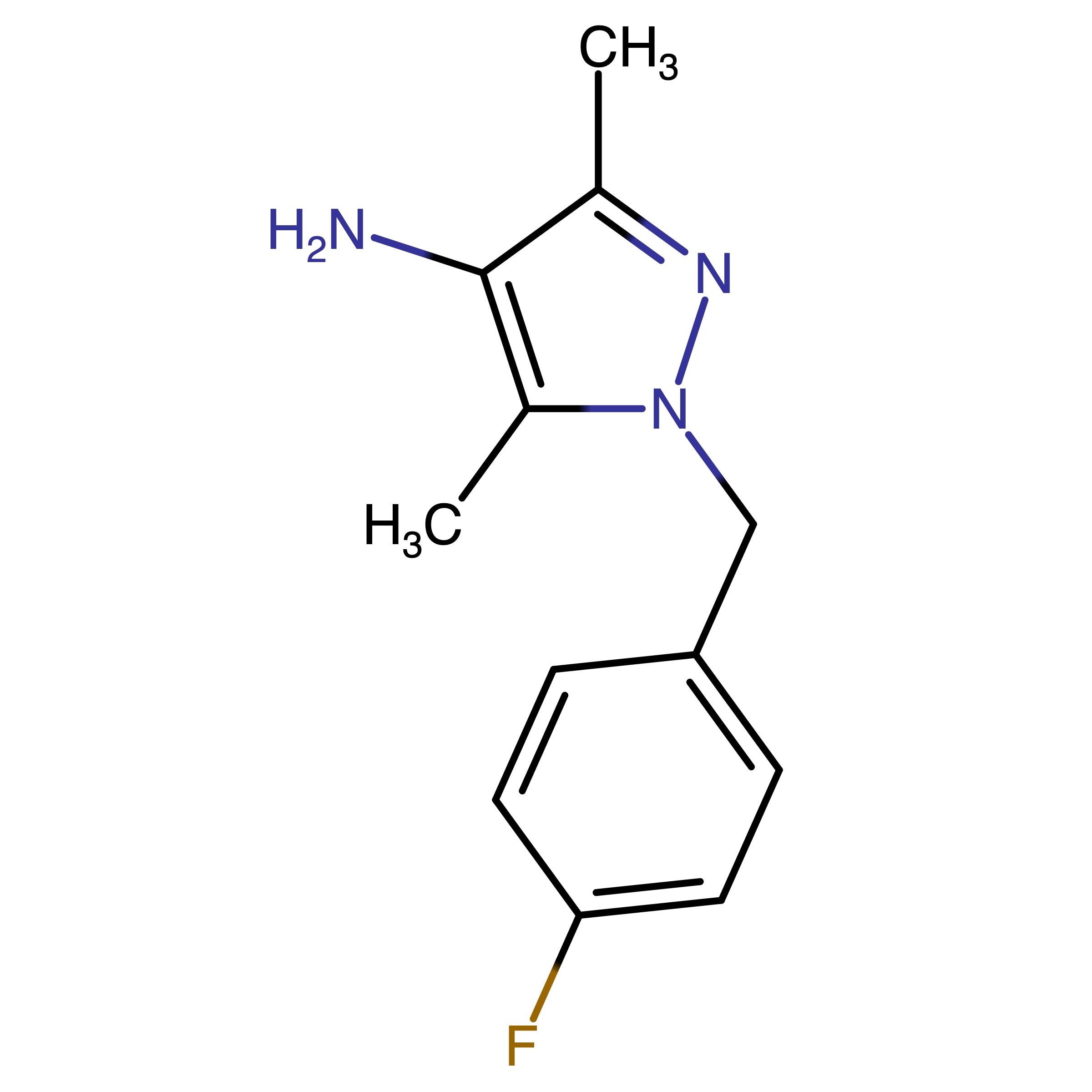 CAS RN 514800-78-3 | 1-(4-Fluorobenzyl)-3,5-dimethyl-1H-pyrazol-4-amine | MFCD02055632