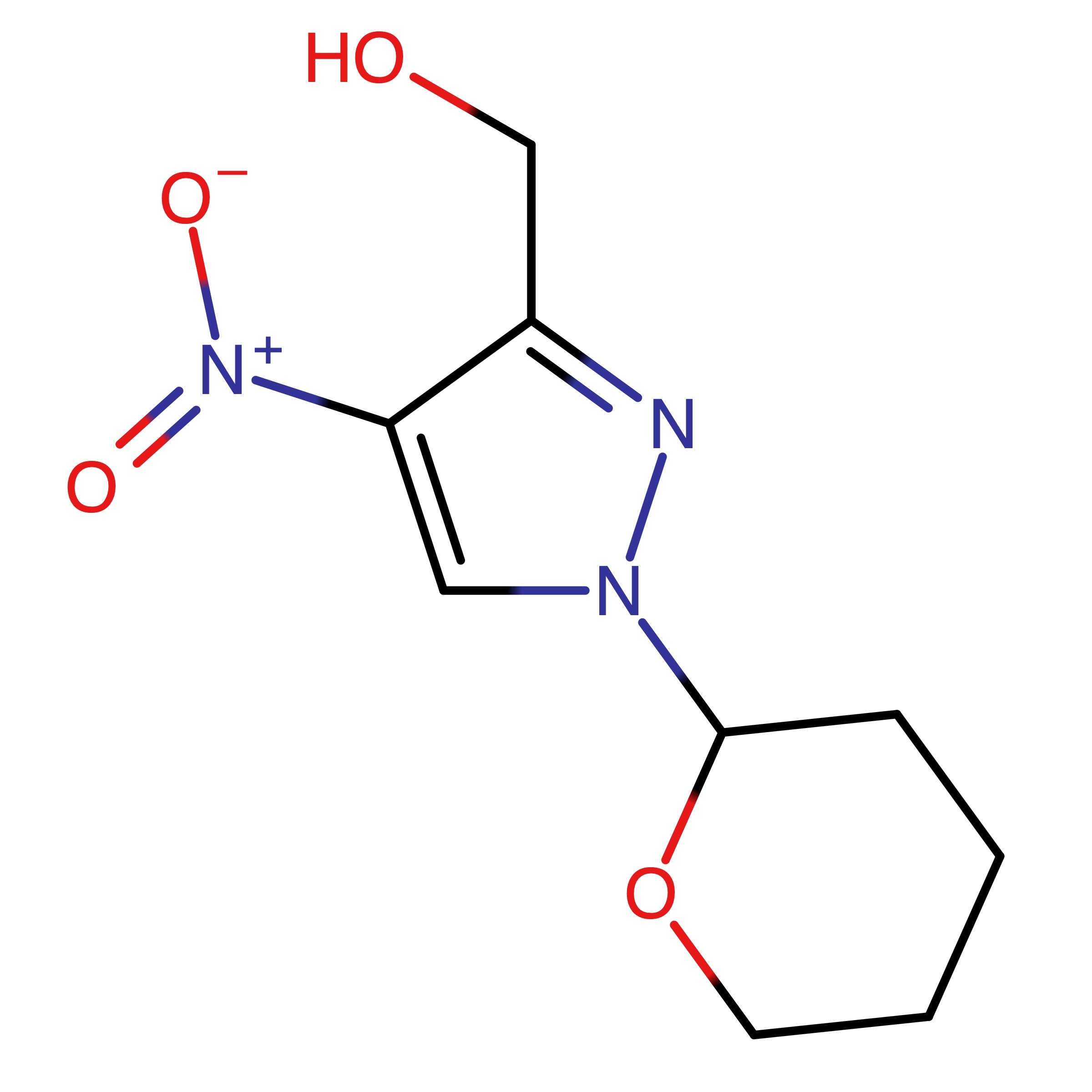 CAS RN 518990-09-5 | Name: (4-Nitro-1-(tetrahydro-2H-pyran-2-yl)-1H-pyrazol-3-yl)methanol